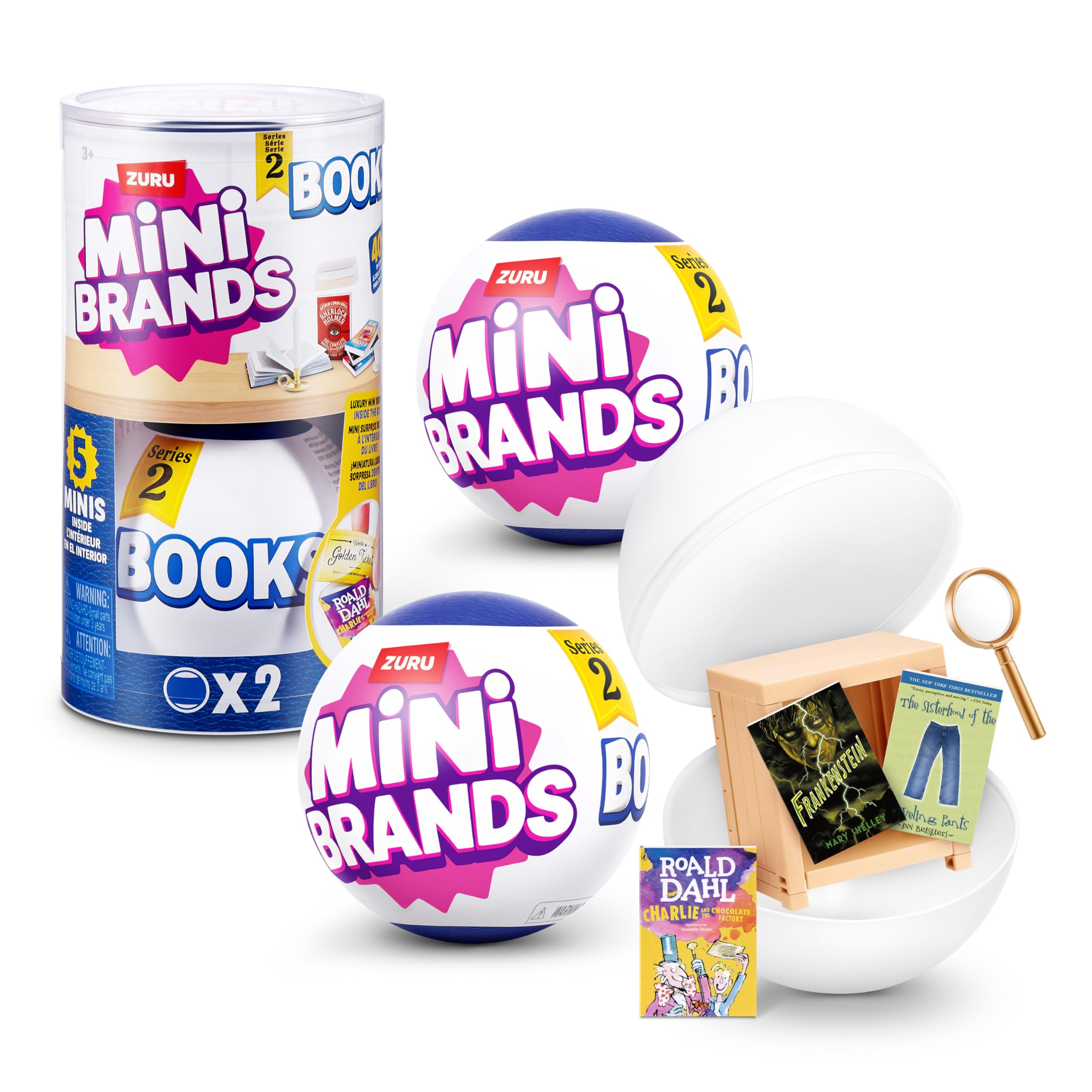 Mini Brands Mini Books Series 2 - Collectible Miniature Book Capsule by ZURU