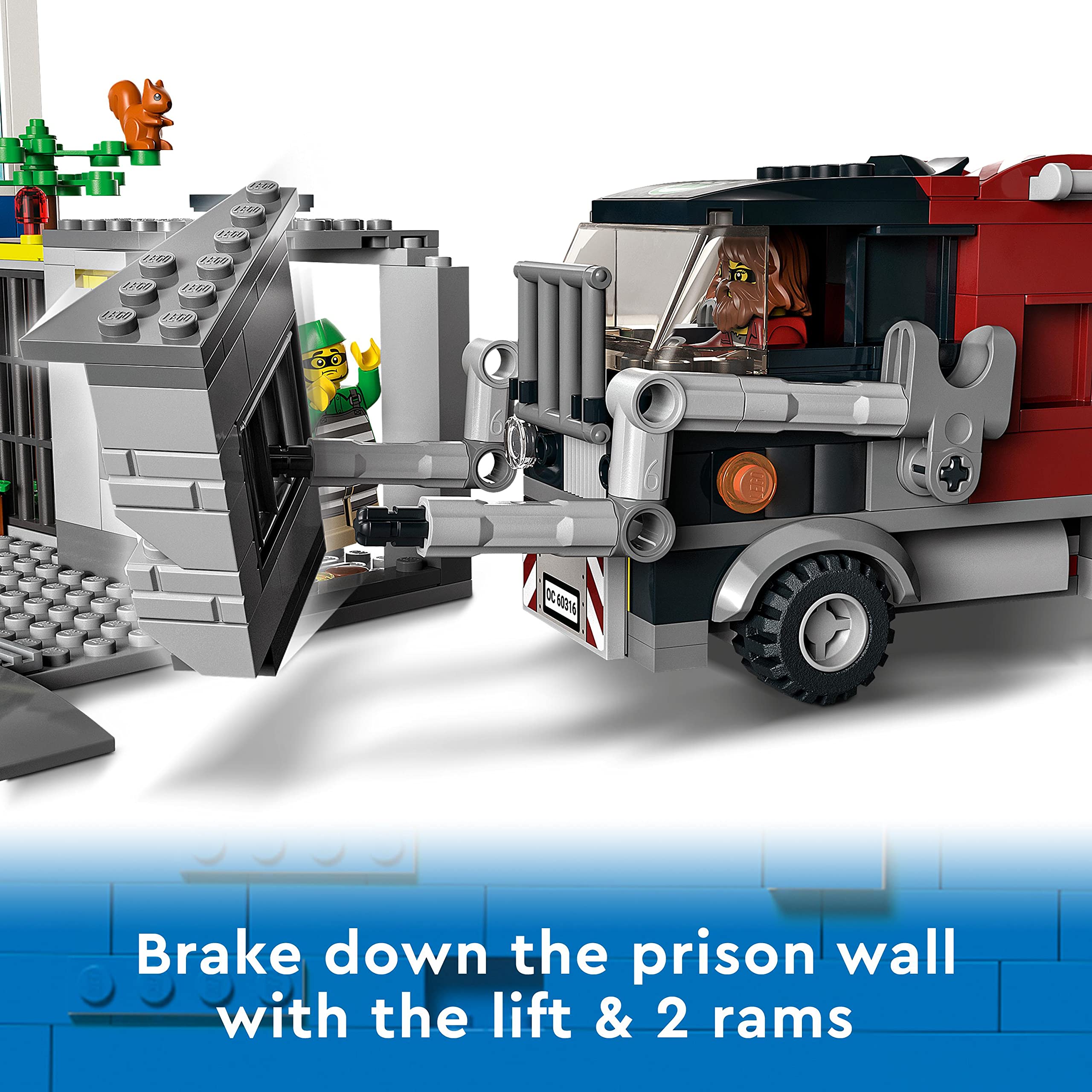 LEGO 60316 City Police Station Playset with Van, Helicopter & Garbage Truck - 668 Pieces 13