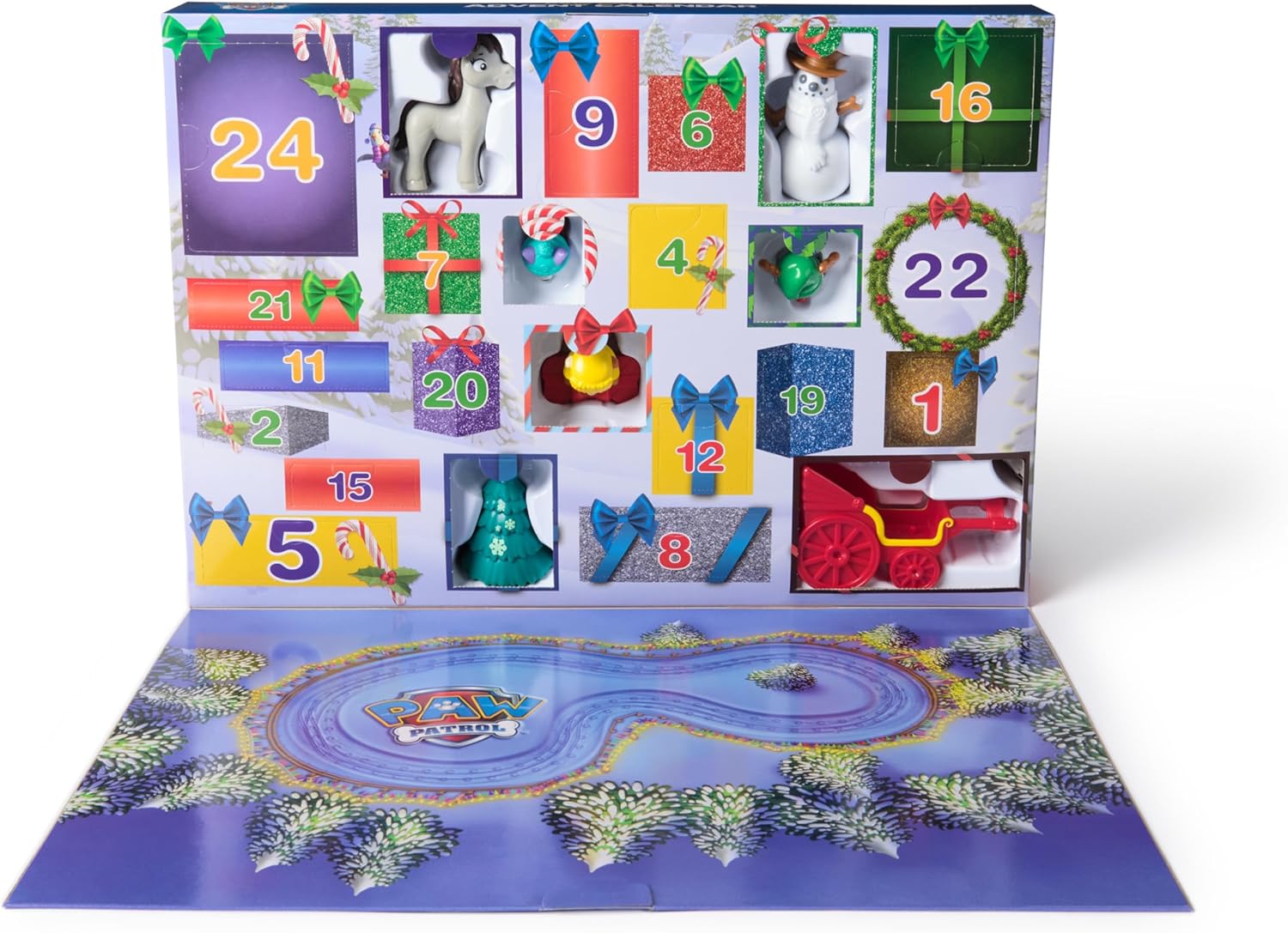 Paw Patrol 2024 Advent Calendar - 24 Surprise Toys with Figures & Accessories 3