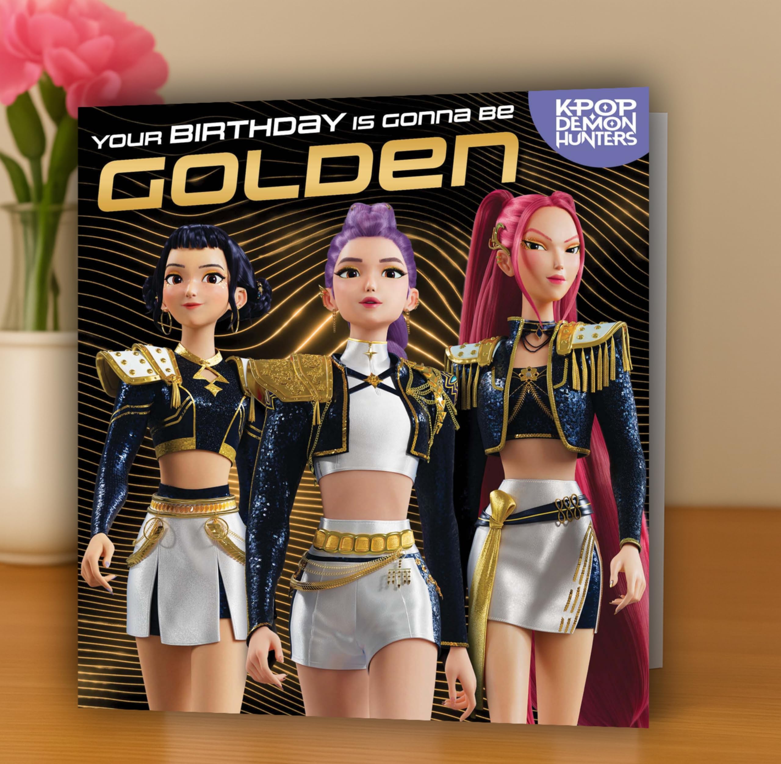 Danilo Promotions LTD KPOP Birthday Card 'Your Birthday is Gonna Be Golden' | Standard Size | Model KP020 3