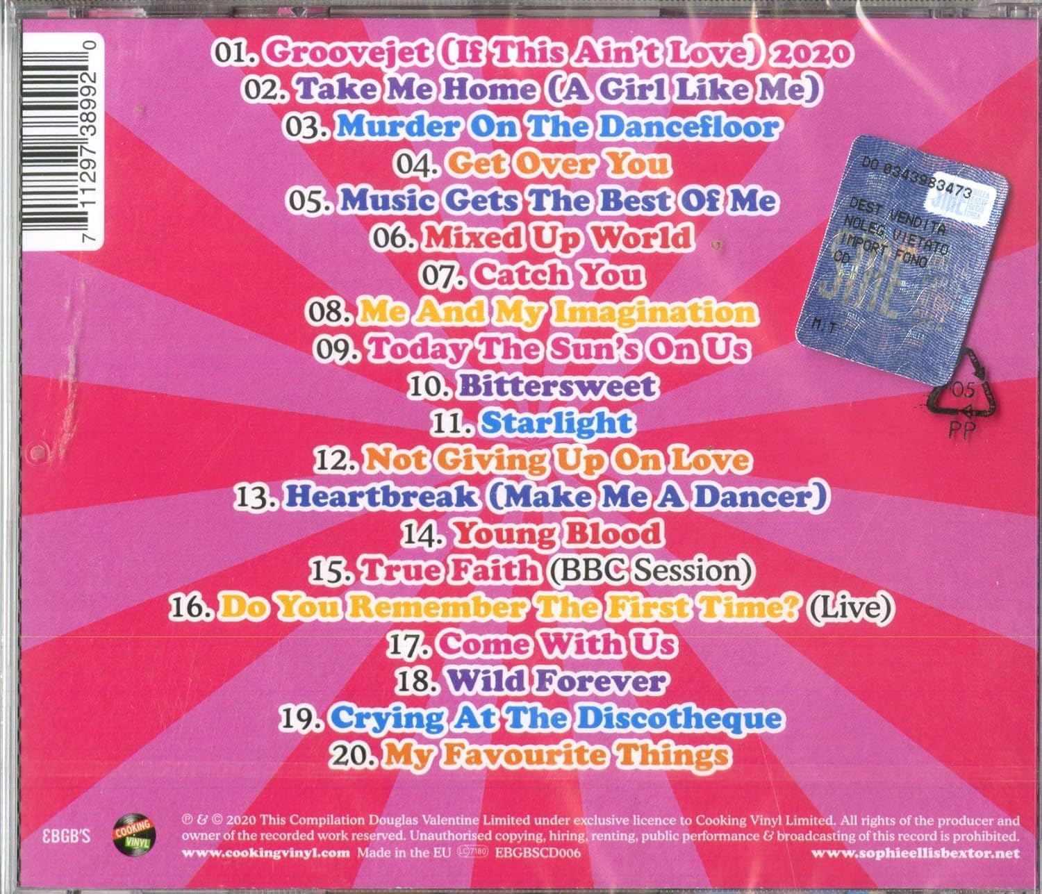 Sophie Ellis-Bextor - Songs From The Kitchen Disco: Greatest Hits [Audio CD] [VINYL]