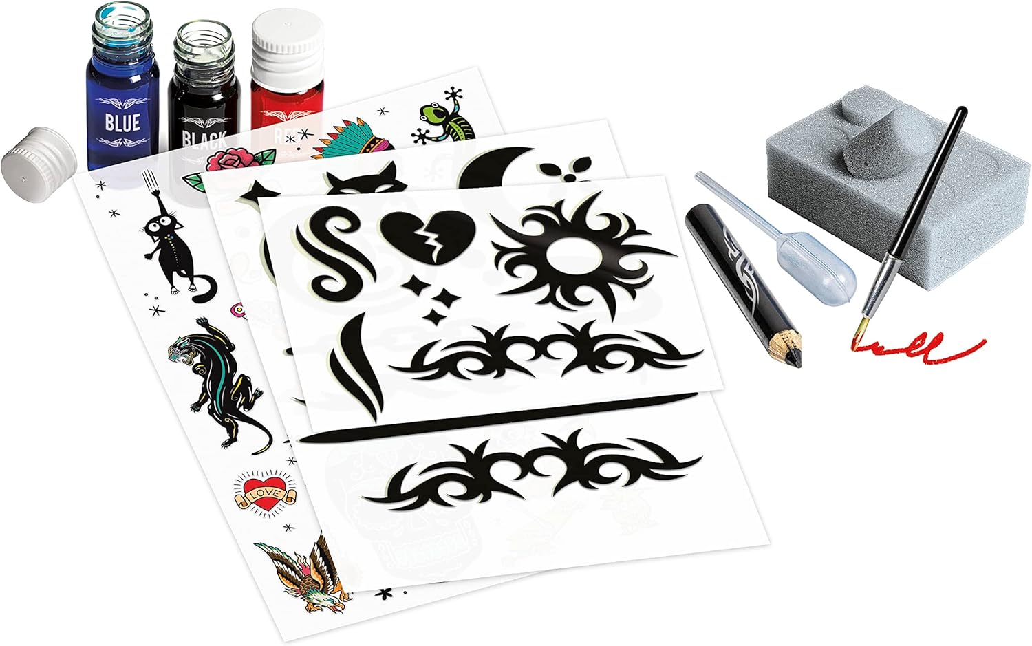 Clementoni Science & Play Fun Art-Tattoo Kit - Educational Arts & Crafts Set for Kids 8-12 4