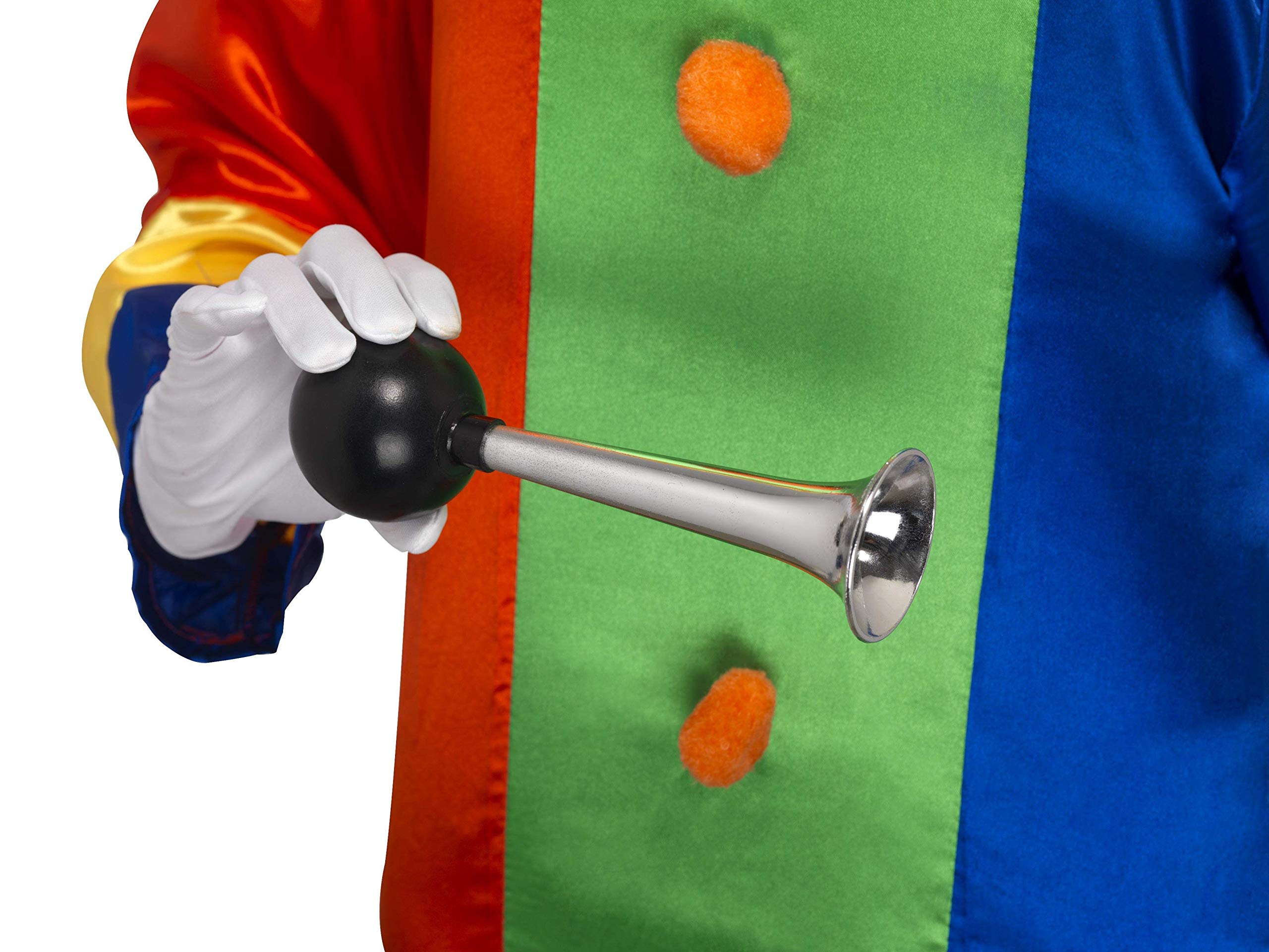 Smiffys Honk Clown Horn - Silver and Black | Inflatable | One Size 2