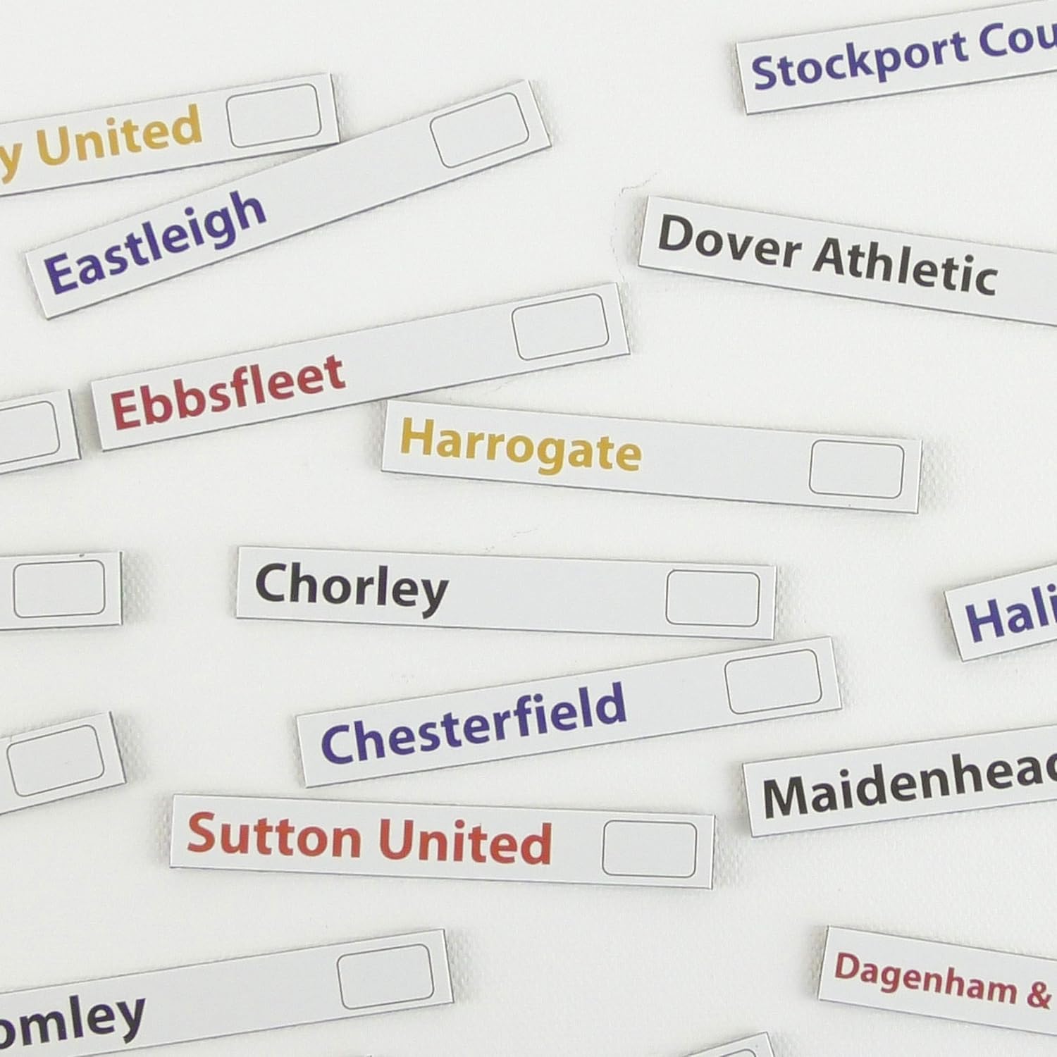 Fiesta Crafts - T-2401 Magnetic Football Table Chart 4