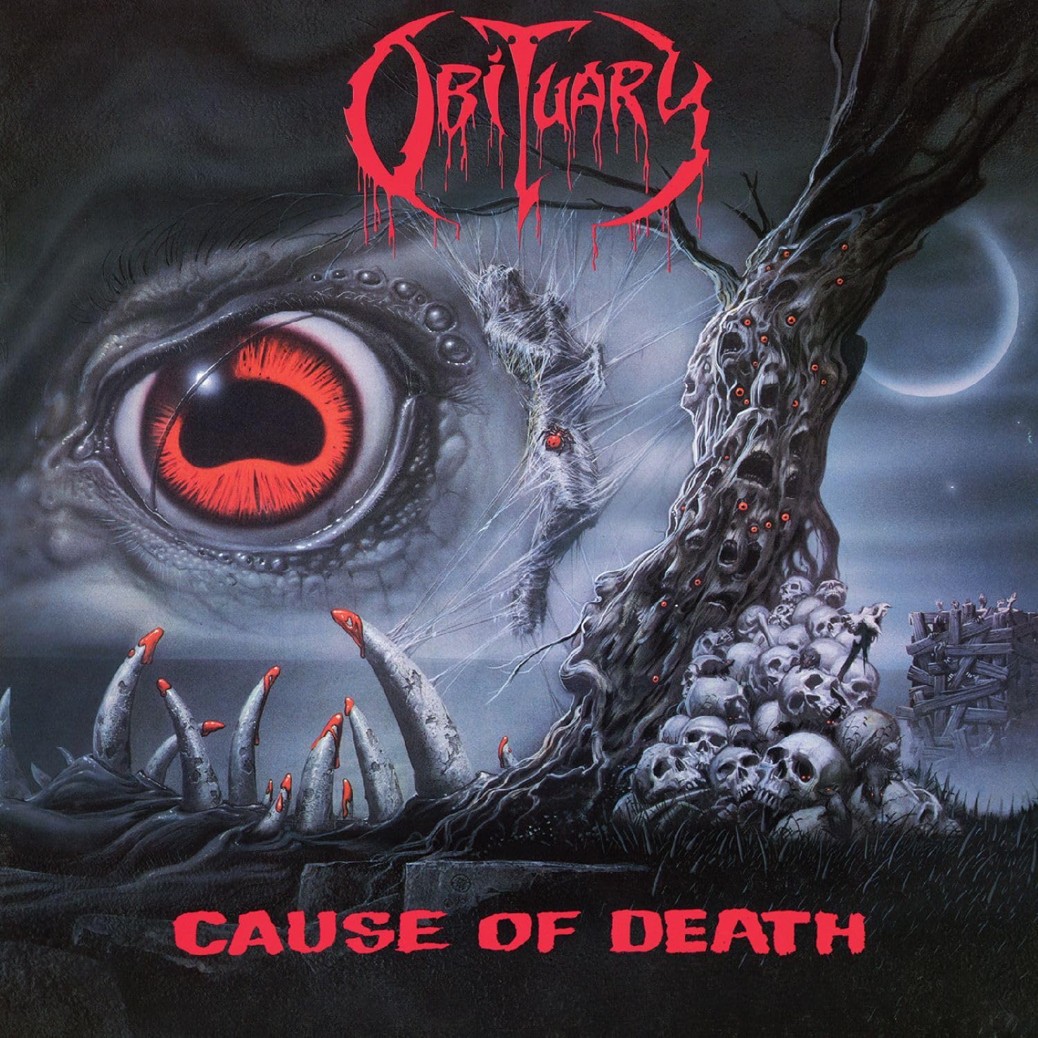 Obituary - Cause Of Death (Remastered) [Gray/Black Splatter Vinyl]