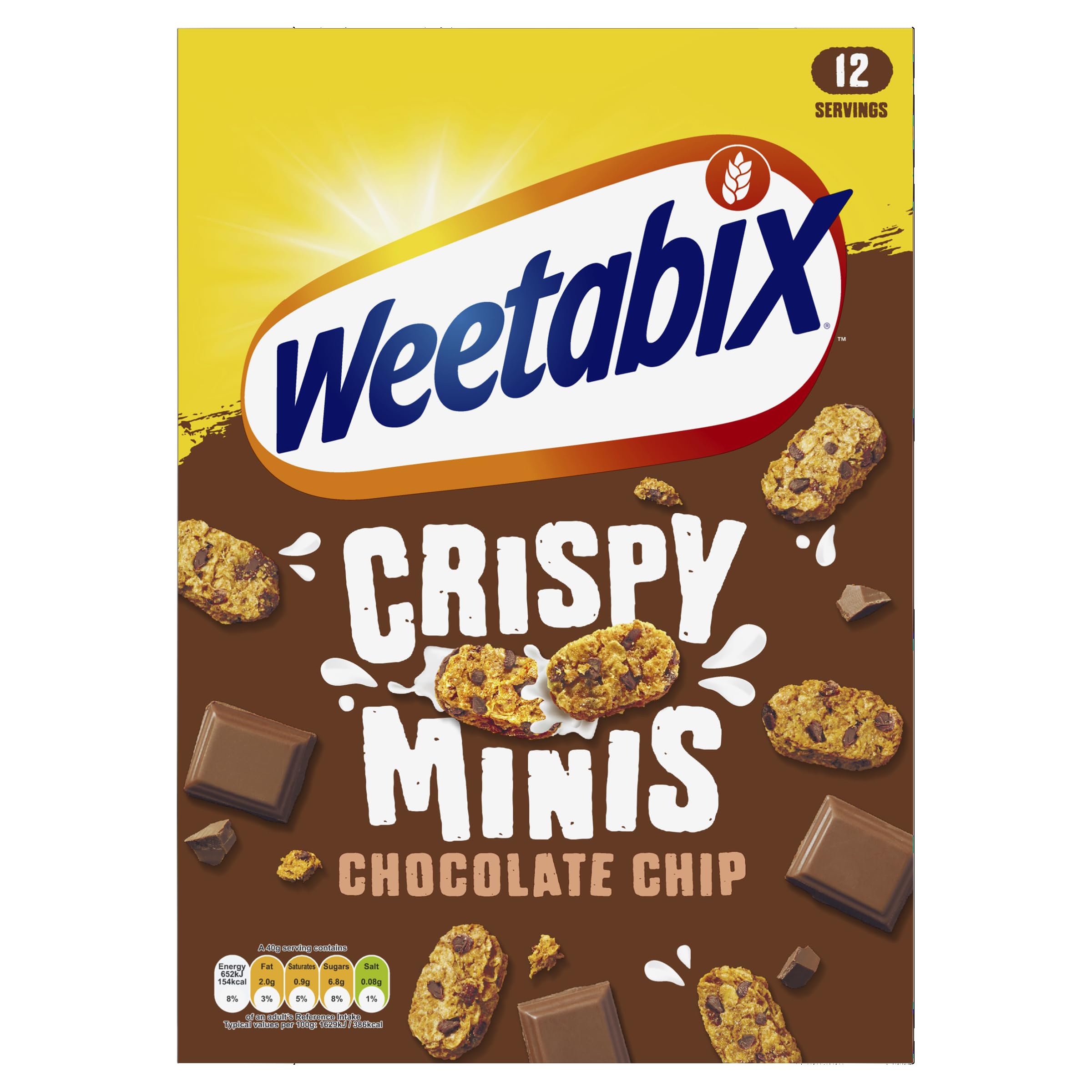 Weetabix Crispy Minis Chocolate Chip Breakfast Cereal 500g