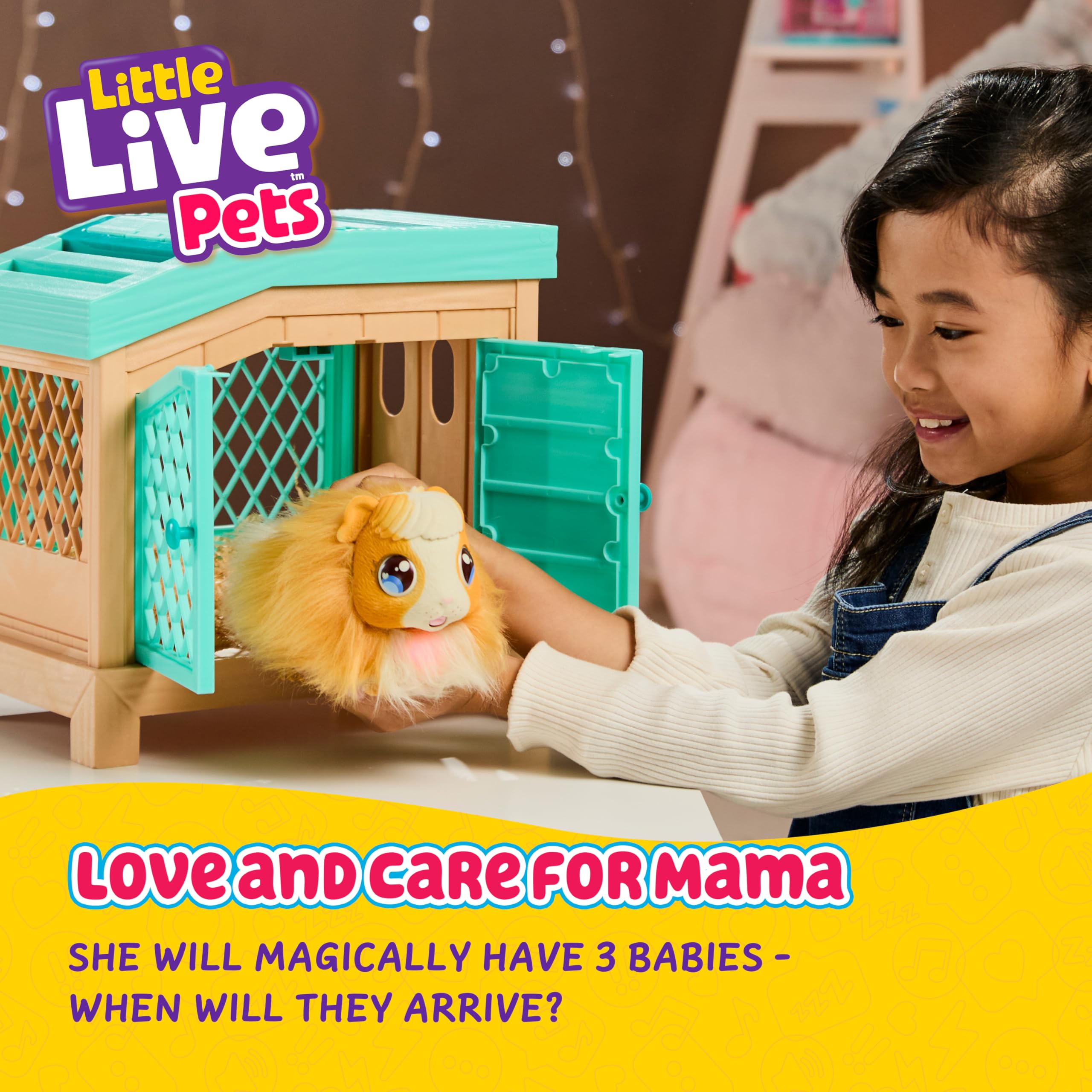 Little Live Pets Mama Surprise Bunny Interactive Playset - Electronic Plush with Hutch for Kids 4-12 19