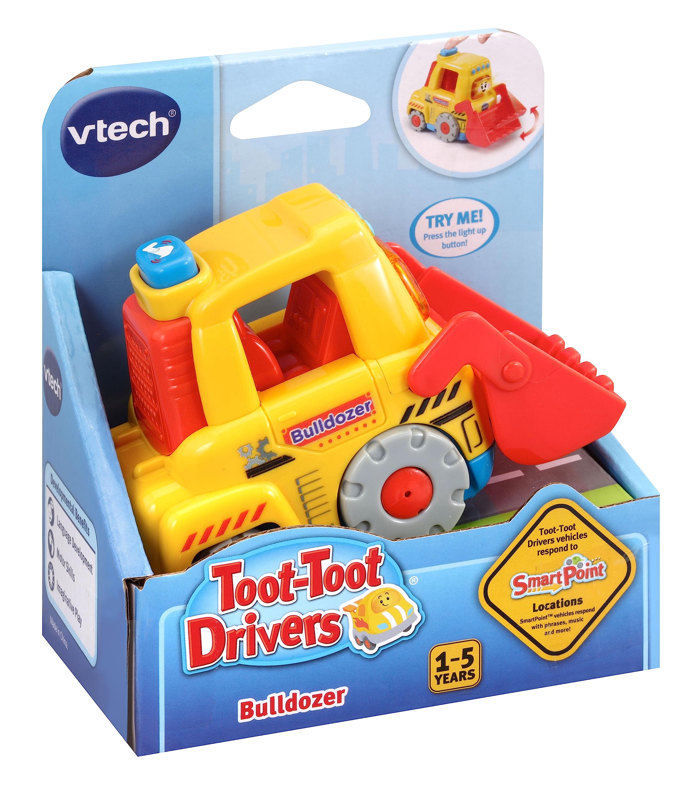 VTech Toot-Toot Drivers Bulldozer - Interactive Musical Vehicle for Toddlers 4
