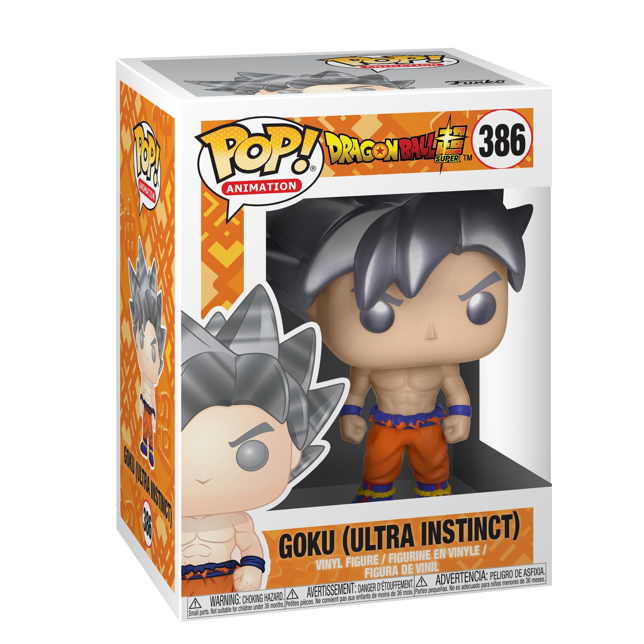 Funko Pop! Animation: Dragon Ball Super - Goku Ultra Instinct Vinyl Figure