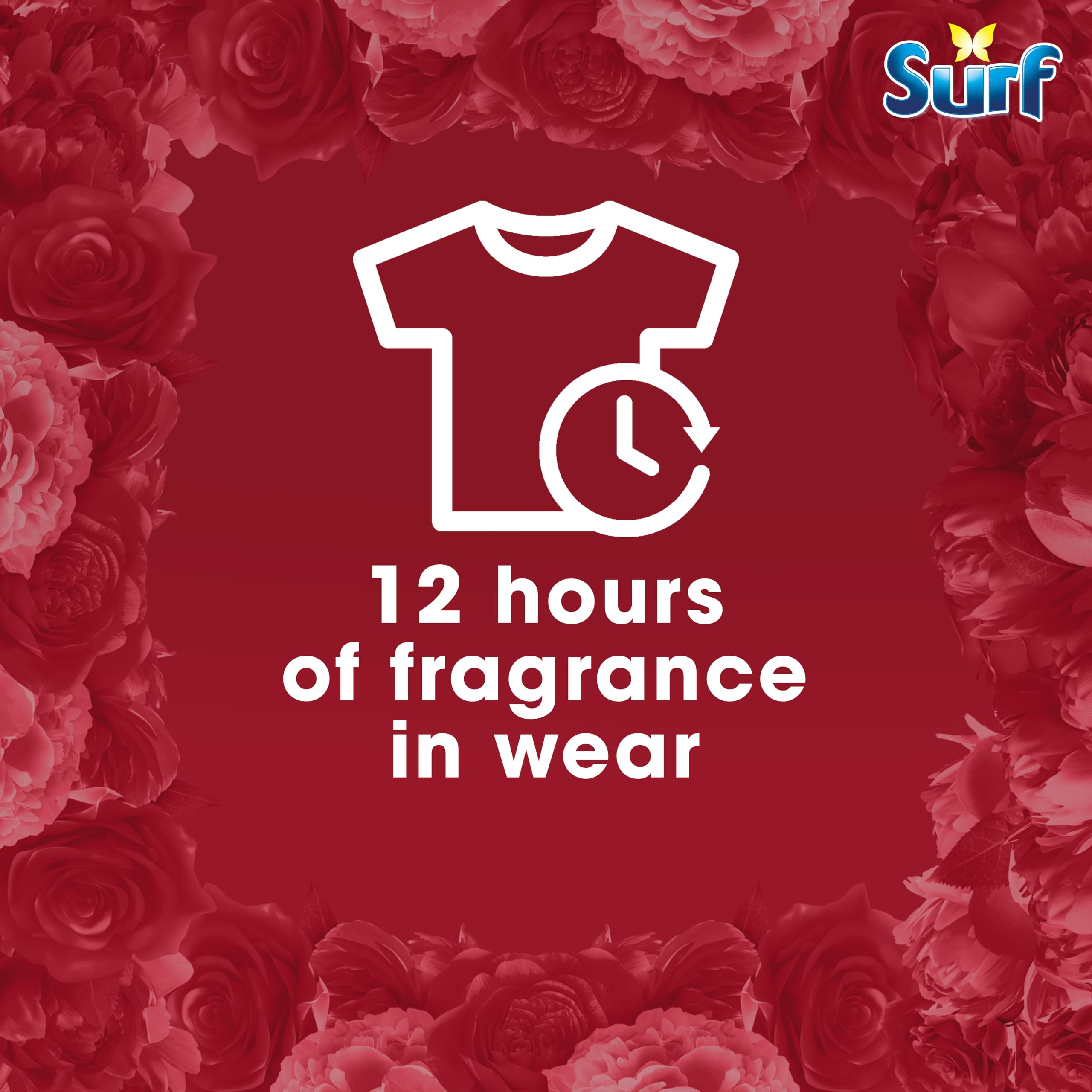 Surf Peony & Rose Laundry Washing Liquid Detergent (500ml) 3