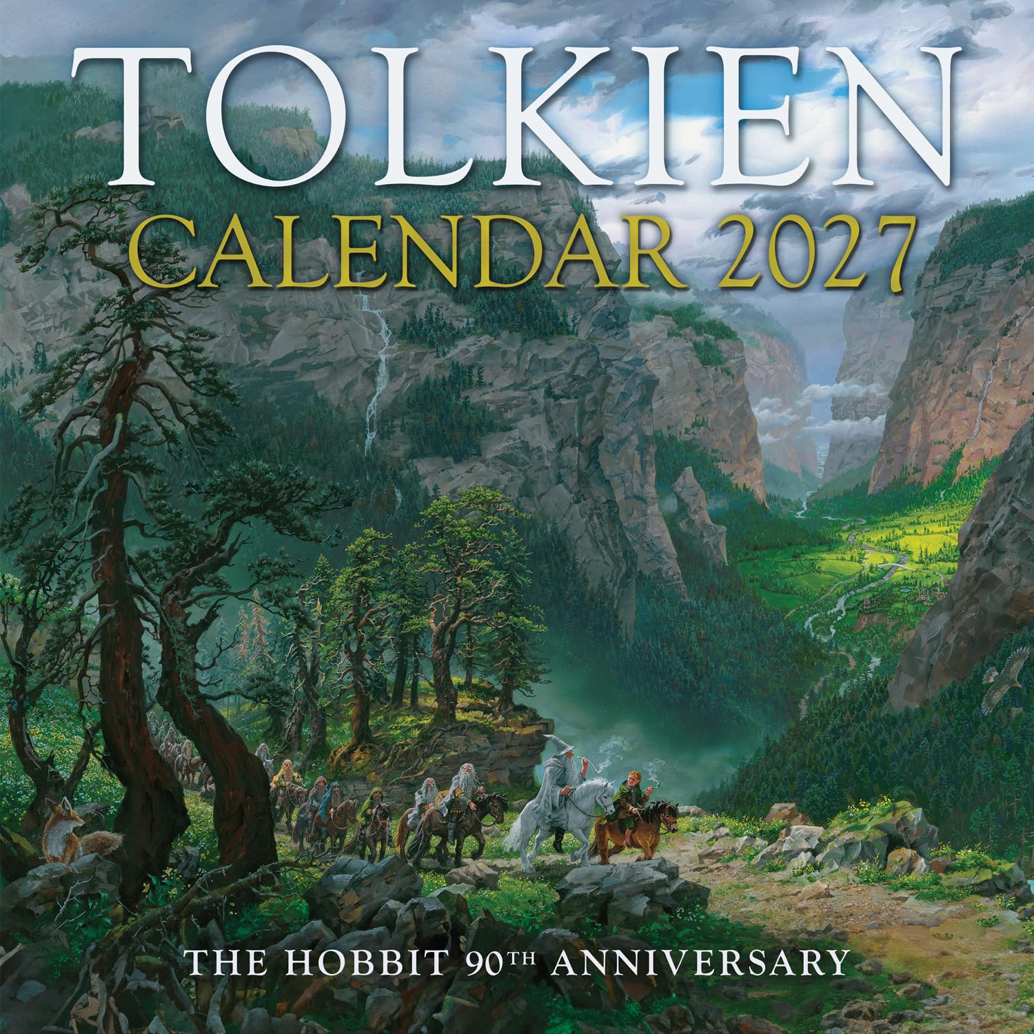 HarperCollins Tolkien Calendar 2027: The Hobbit 90th Anniversary Birthday Calendar