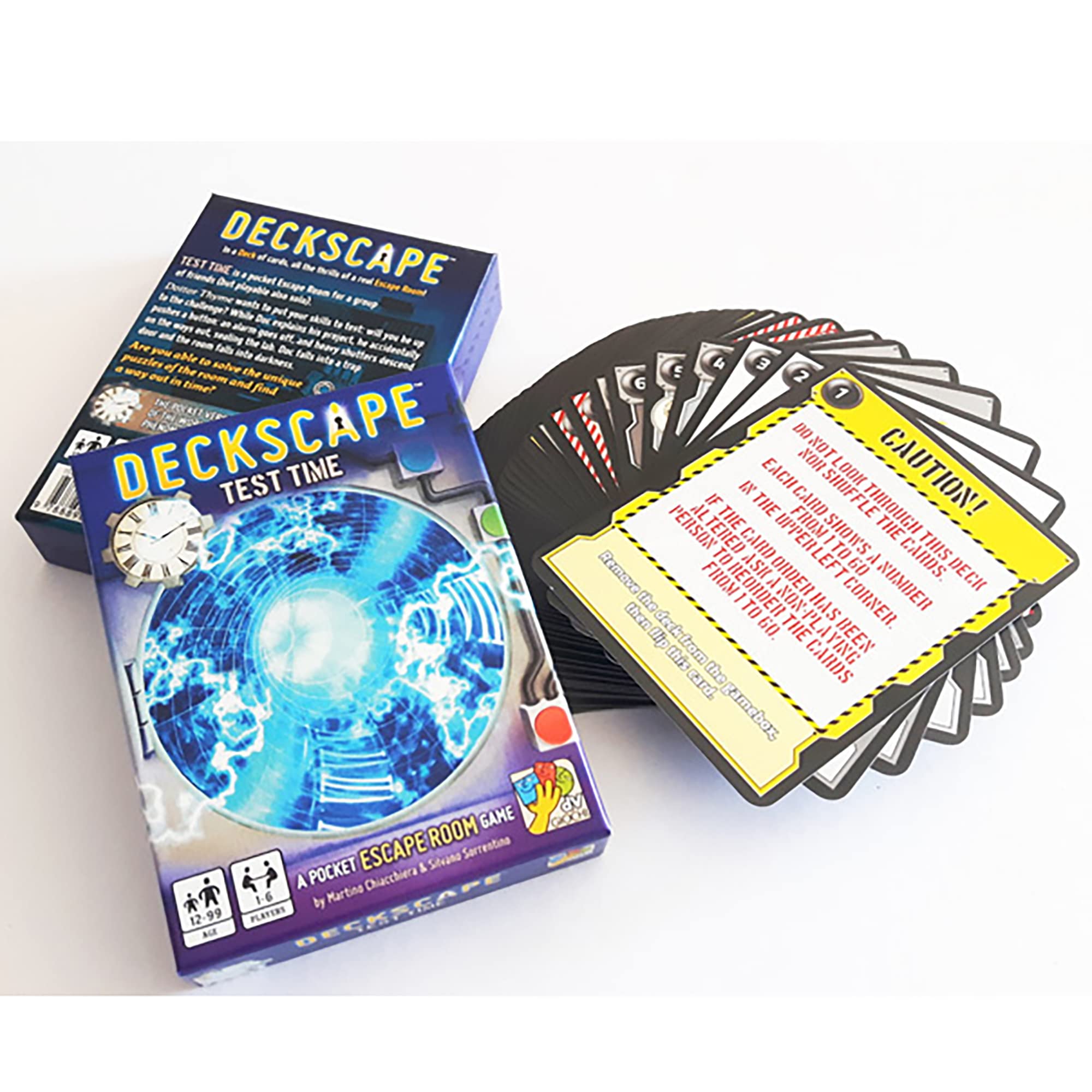 dV Giochi Deckscape: Test Time Card Game 5