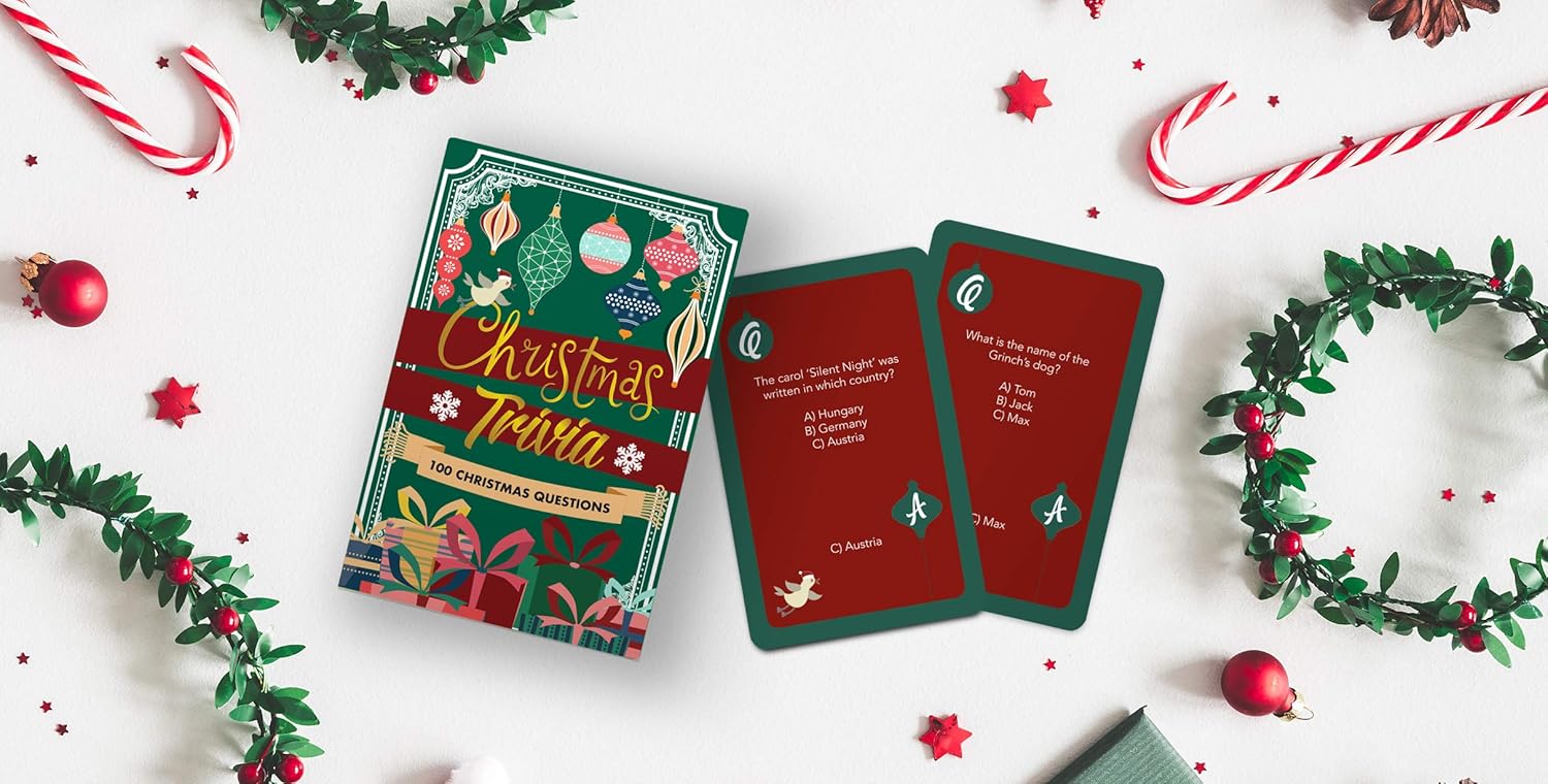 Gift Republic Christmas Trivia Card Game