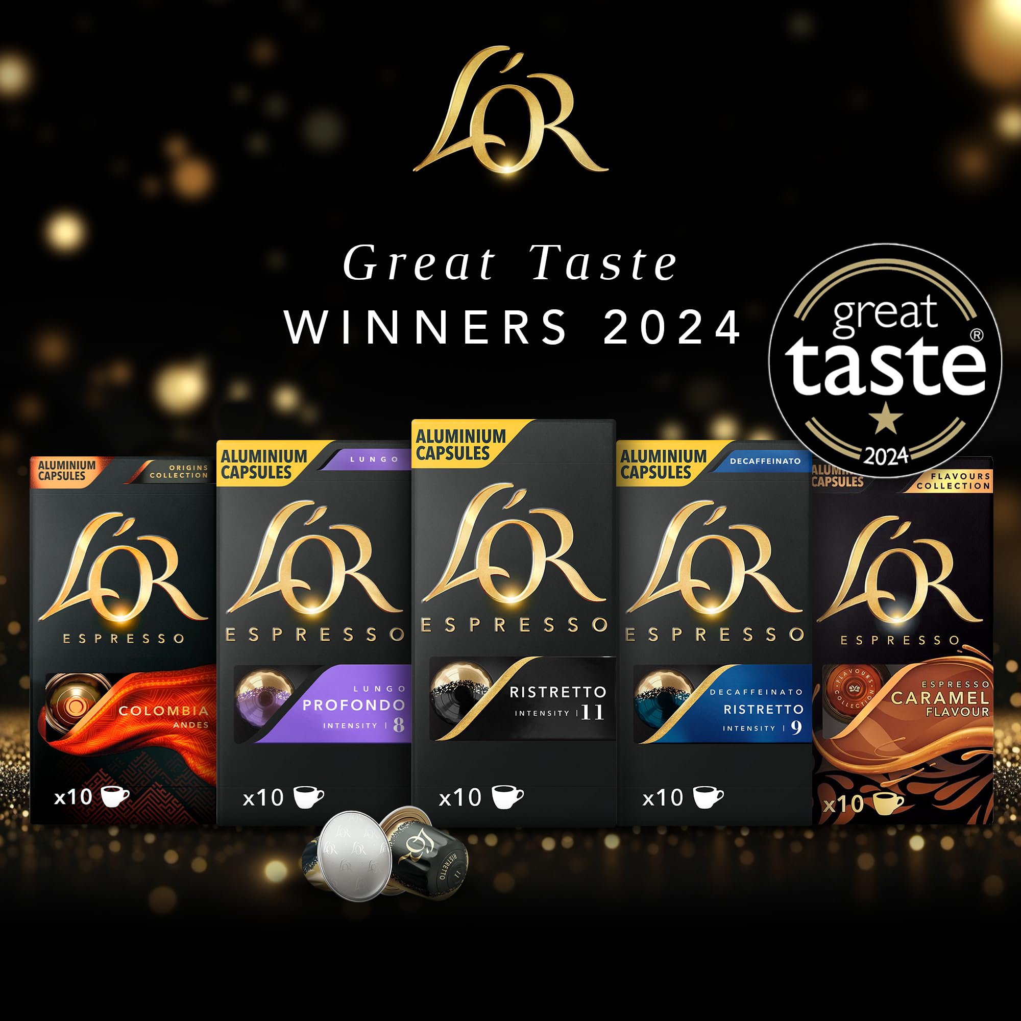 L'OR Espresso Lungo Profondo Coffee Pods x40 Intensity 8 - Aluminum Capsules for Nespresso & L'OR Barista Machines 5