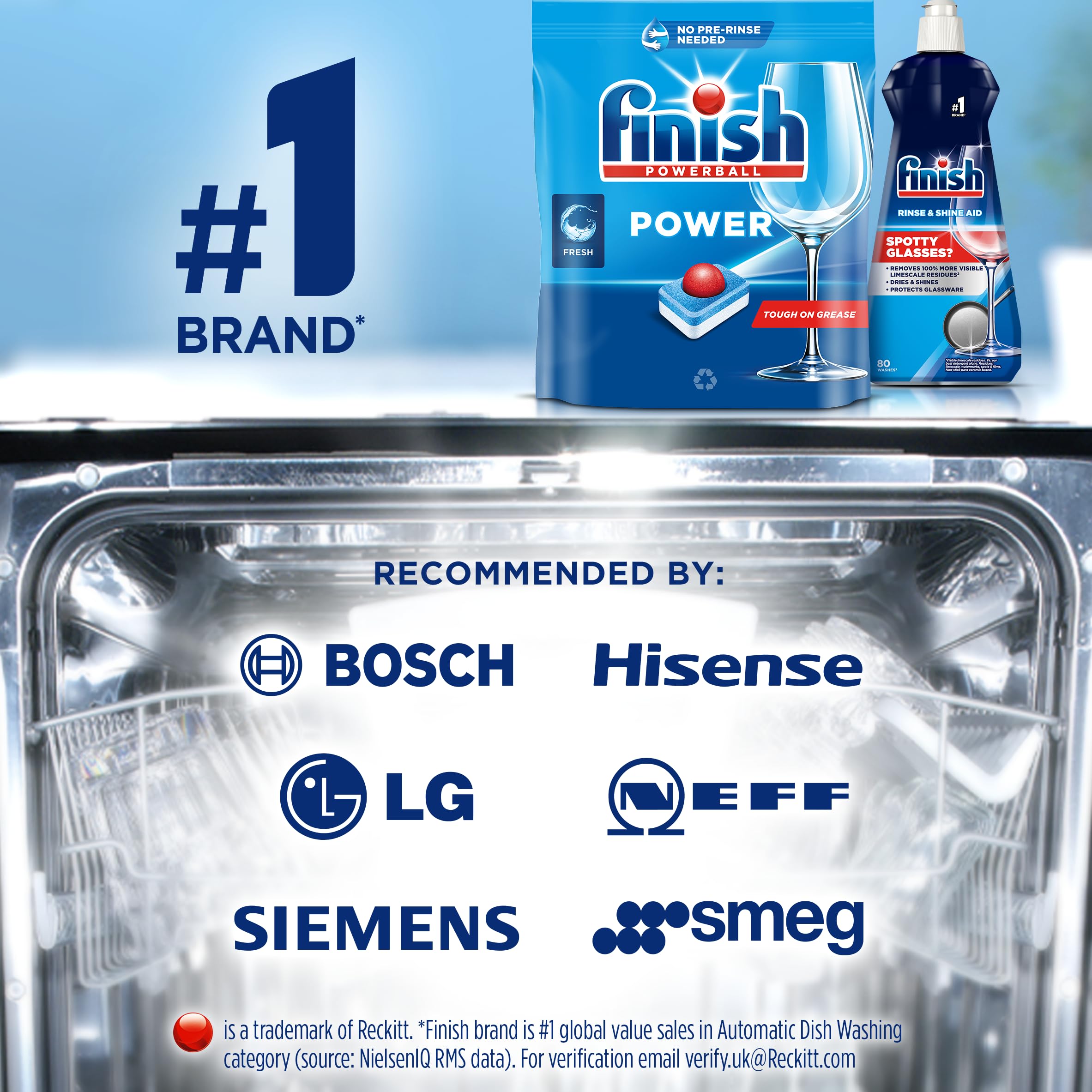Finish Max All in 1 Powerball Geschirrspültabs, 110 Tabs 10