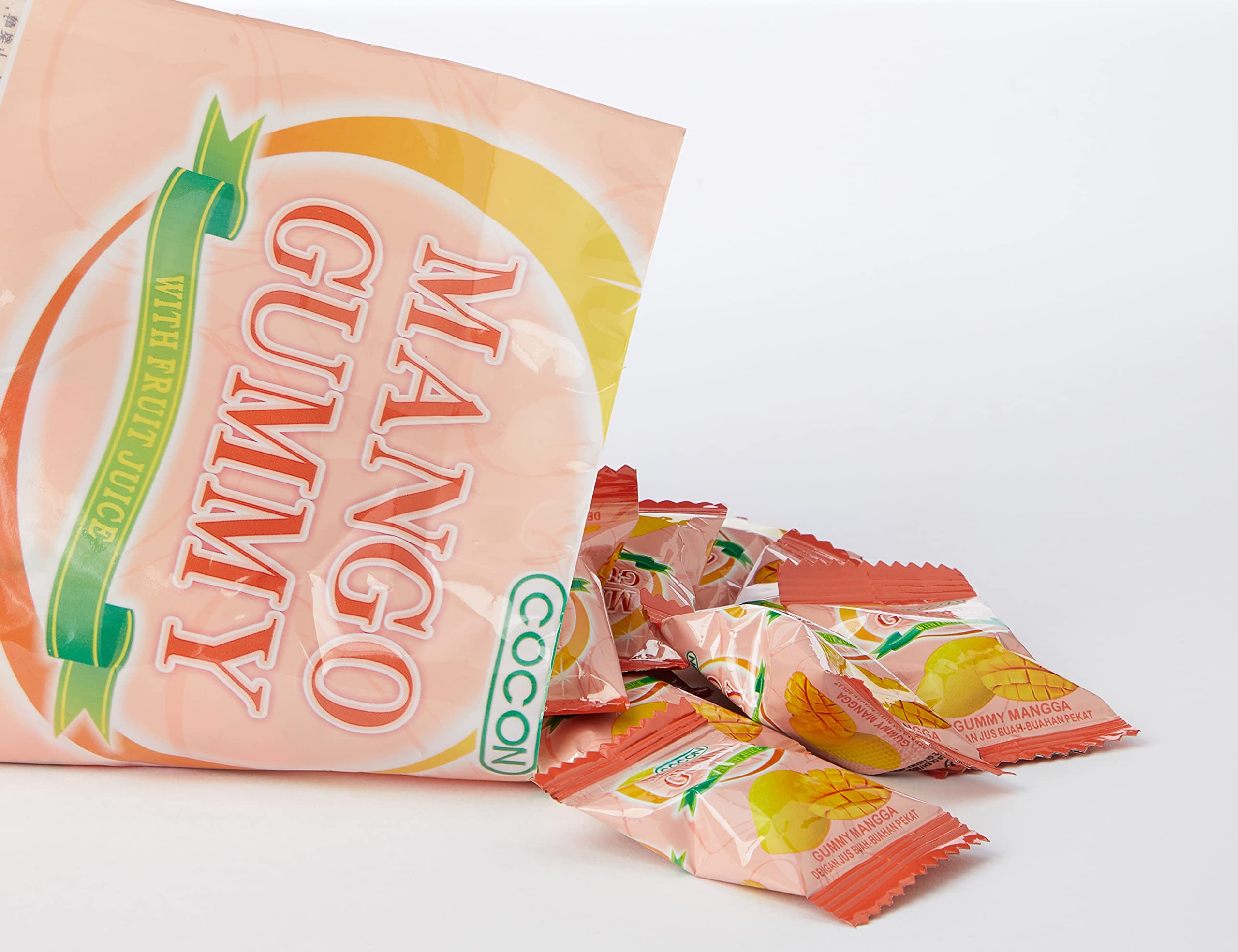 Cocon Mango Flavoured Jelly Sweets 100g - Individually Wrapped Fruit Chews