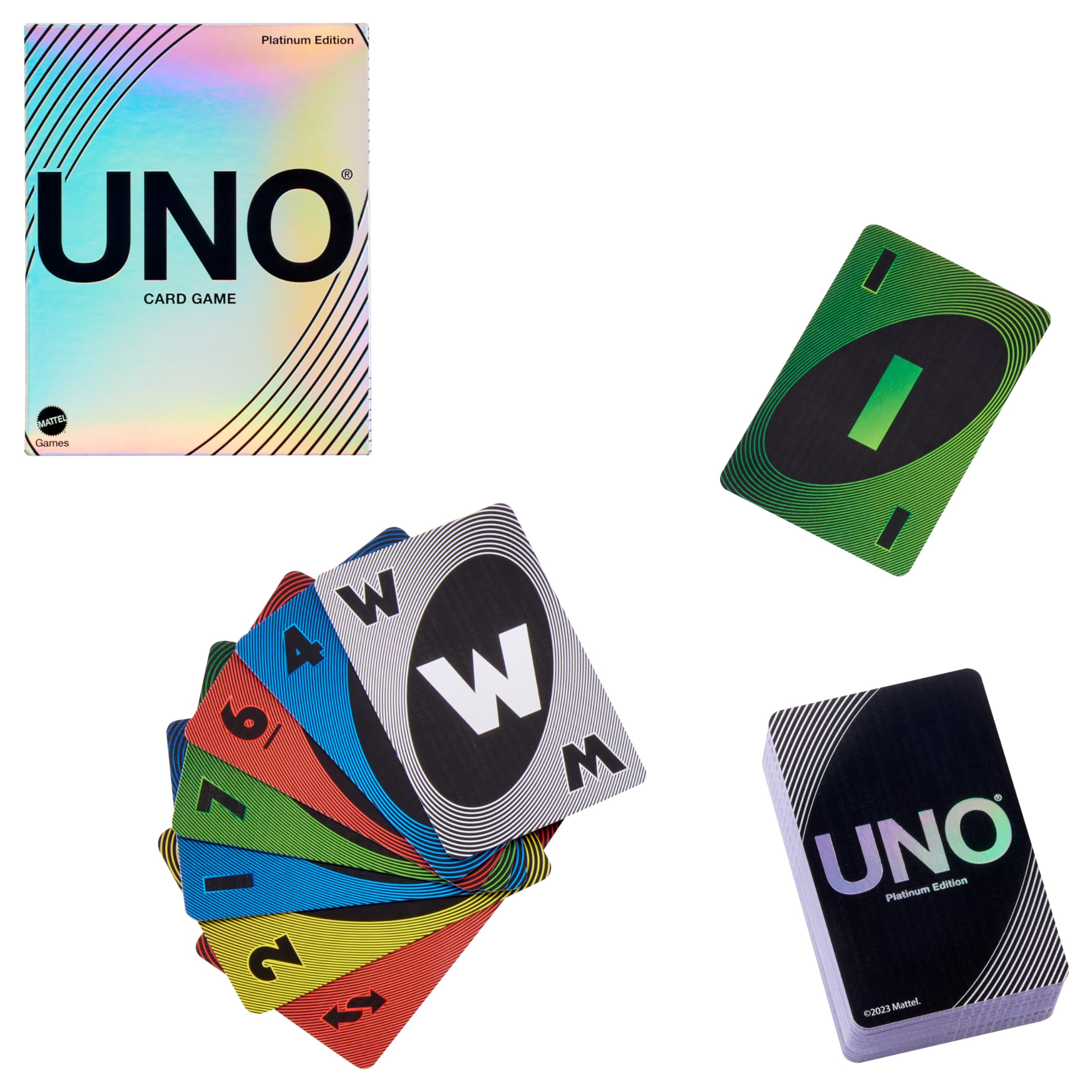 Mattel Games UNO Platinum Edition Card Game