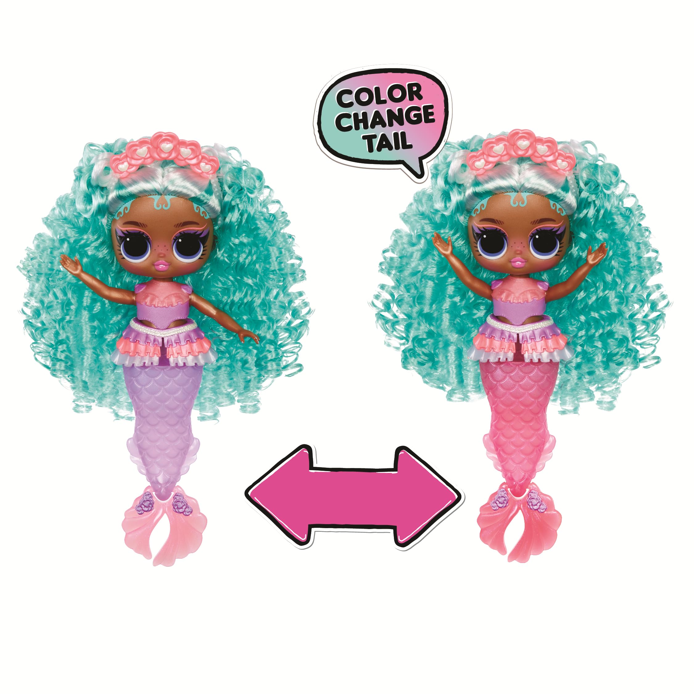L.O.L. Surprise! Tweens Mermaid Serena Finn Doll - 10 Inches, Colour Changing Tail, Movable Fins 3