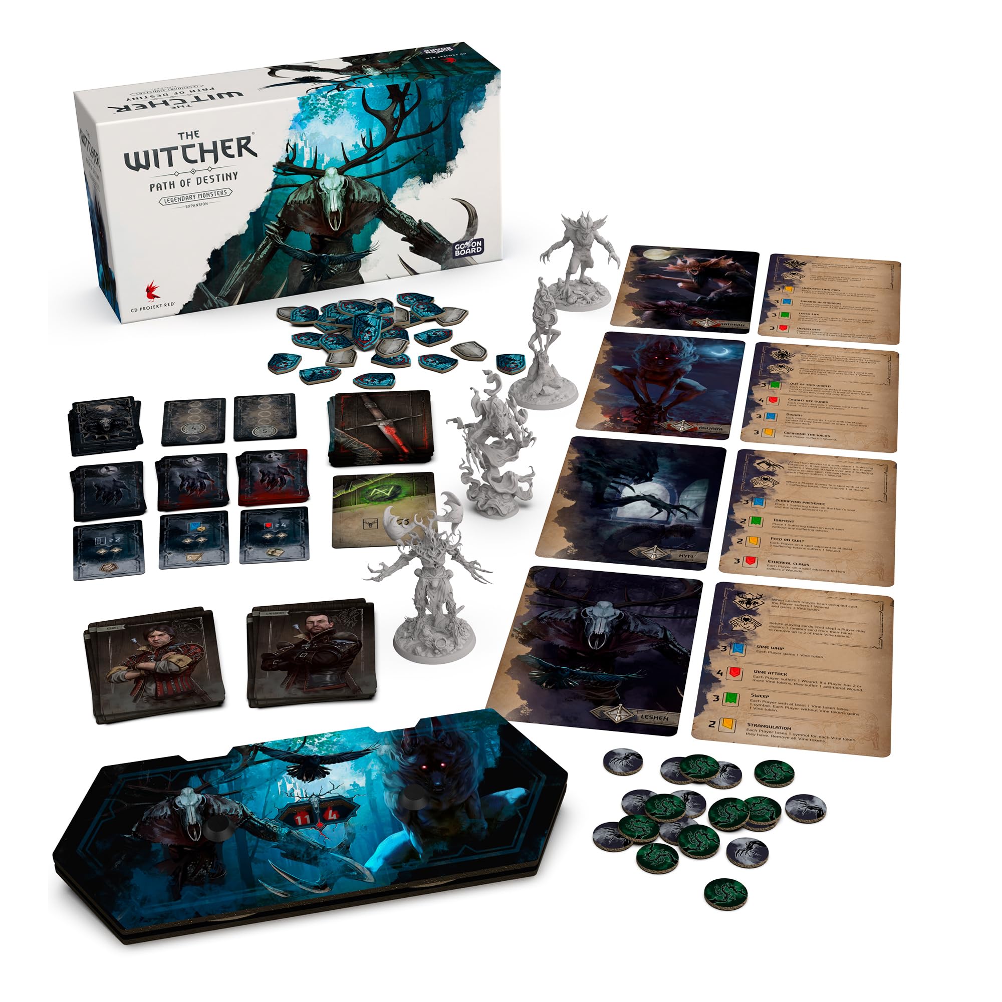 Rebel Go On Board - The Witcher Path of Destiny Legendary Monsters Expansion | 5 Players | 45 Min