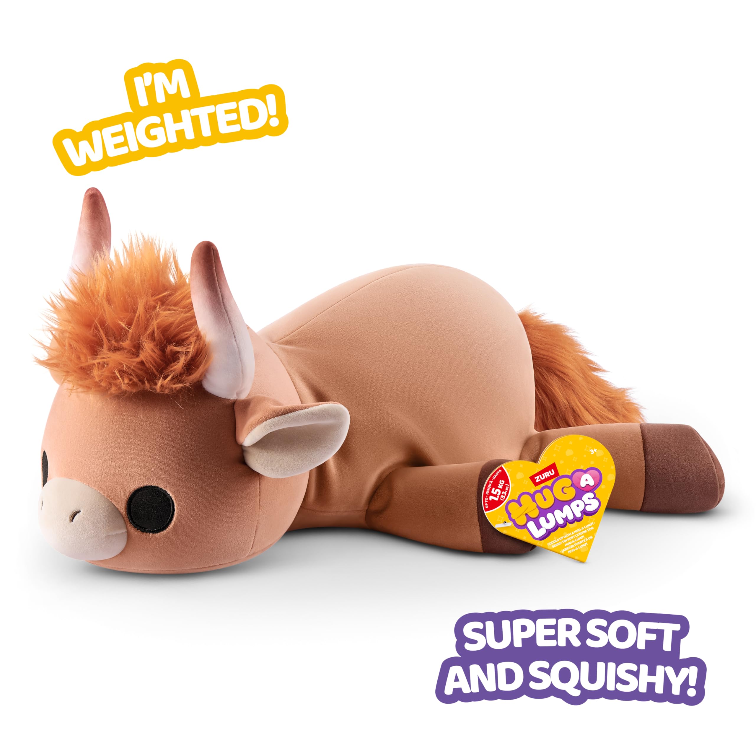 Hug-A-Lumps Medium Holly - Weighted Plush Cuddly Toy for Stress Relief 11