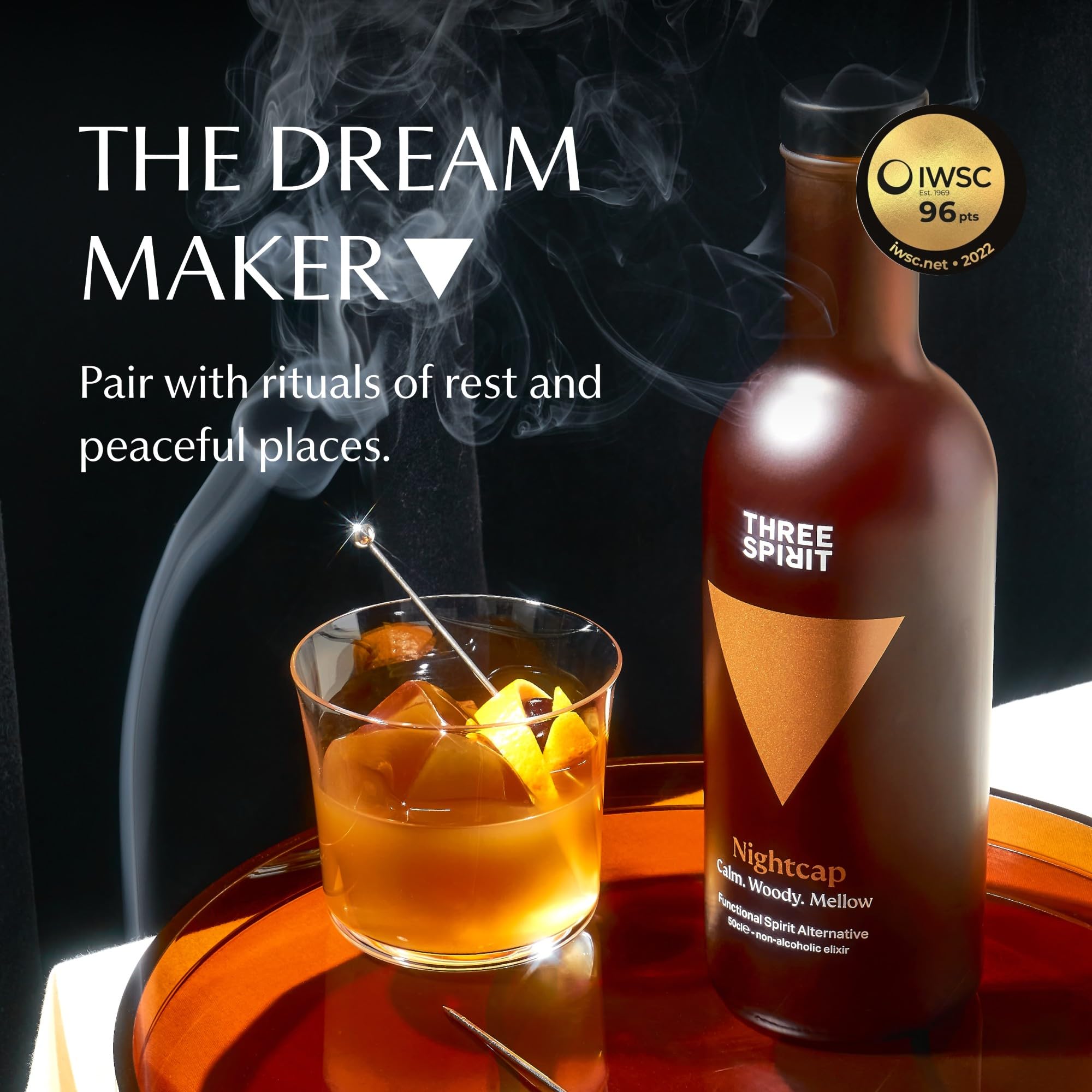 Three Spirit Non-Alcoholic Alternative Spirit - The Nightcap, 50cl | Vegan, Gluten-Free 2
