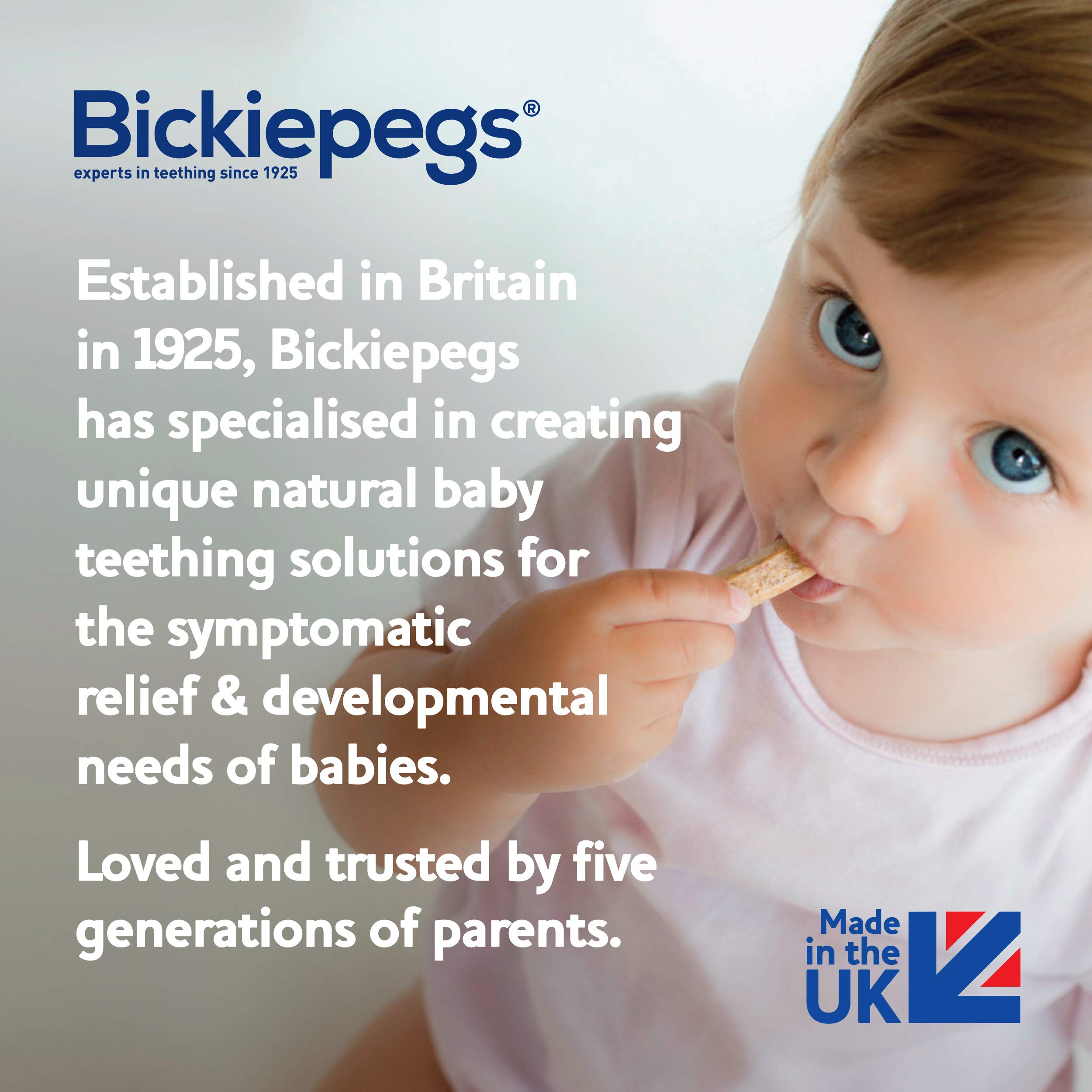 Bickiepegs - Natural 9 Teething Biscuits for Babies (38 g) 6