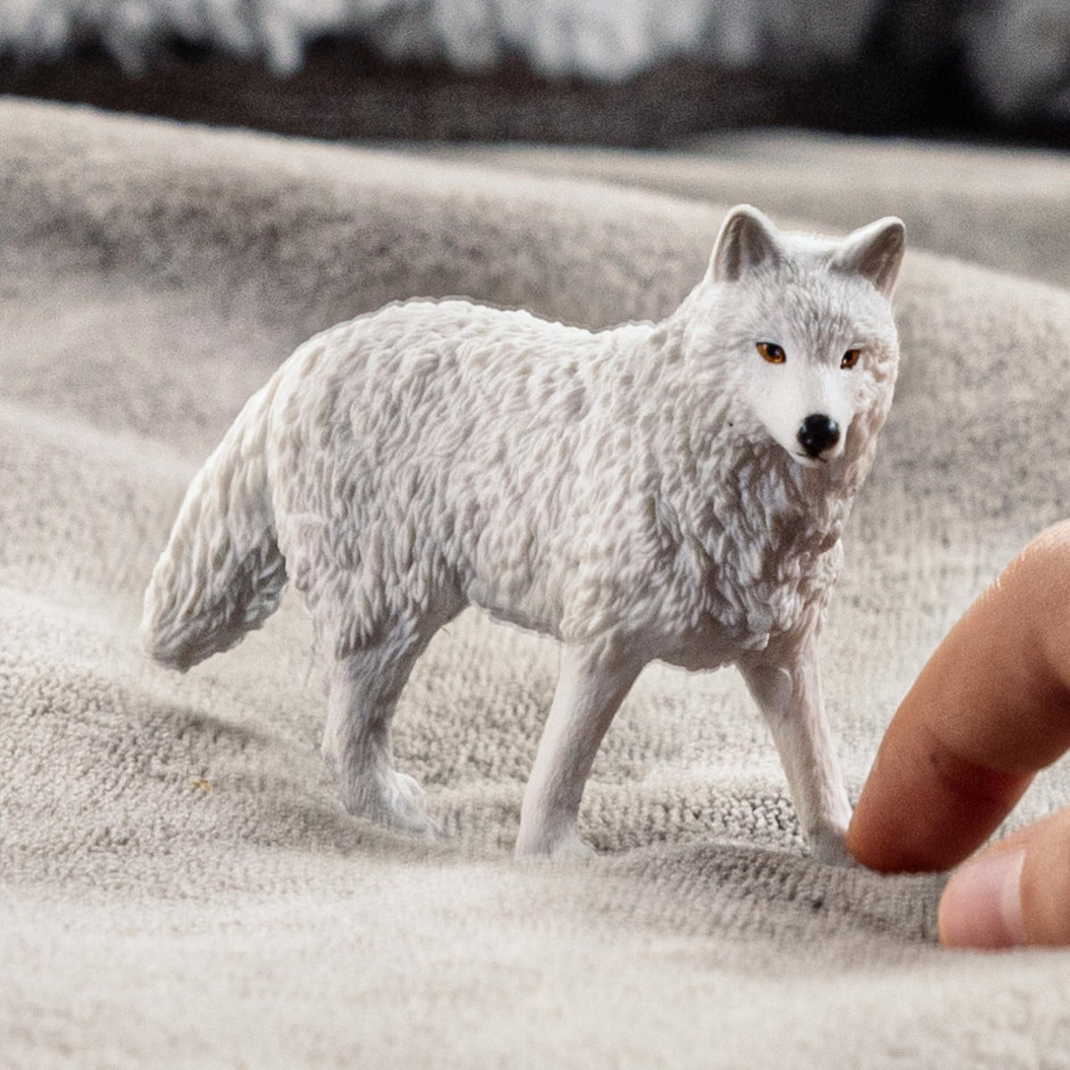 Schleich 14880 Arctic Wolf - Wild Life Miniature Figure, Ages 3+