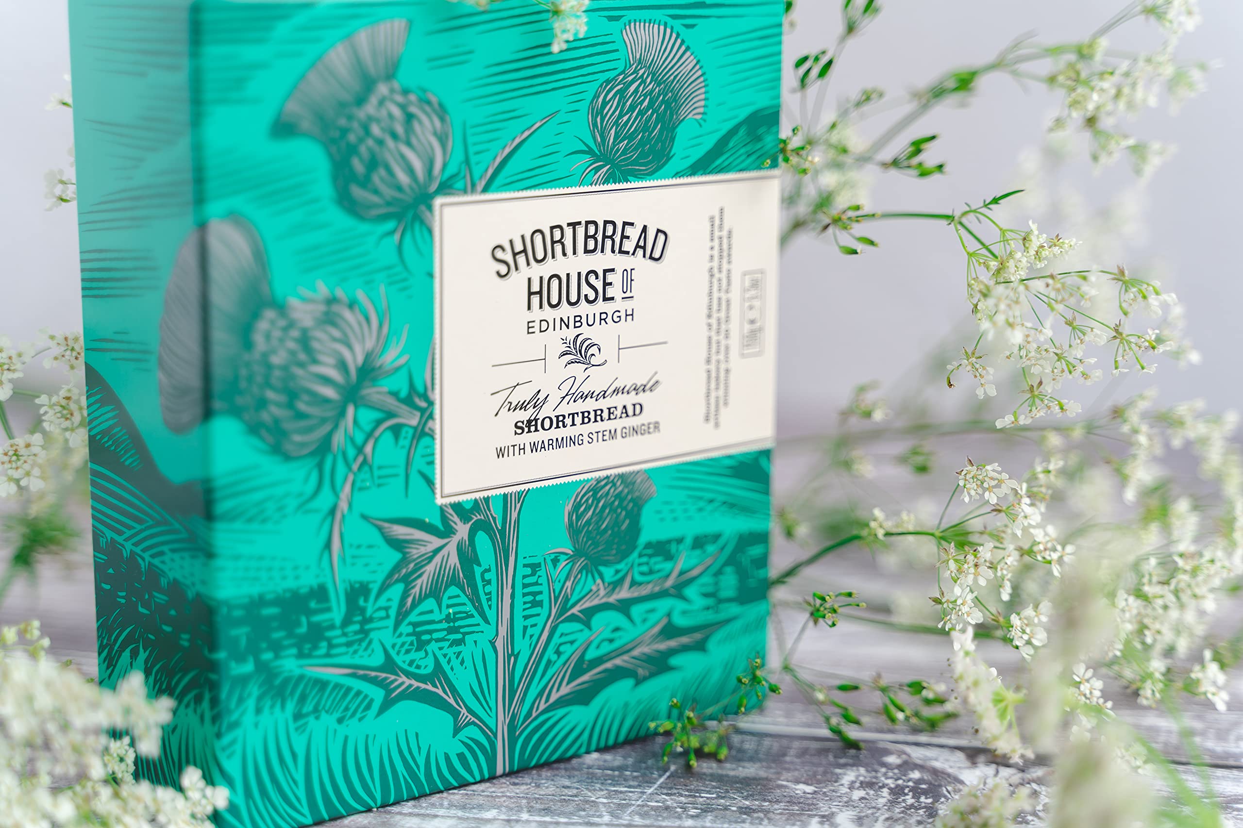 Shortbread House of Edinburgh Handmade Mini Shortbread Biscuits with Warming Stem Ginger, 150g 3