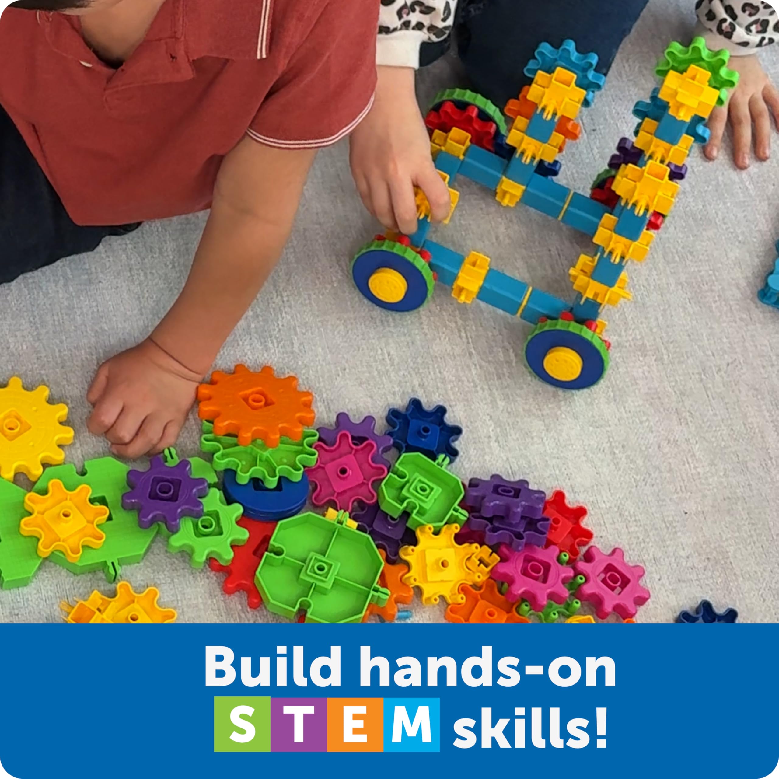 Learning Resources Gears! Gears! Gears! Robots in Motion - STEM Building Set for Kids Ages 5+ 10
