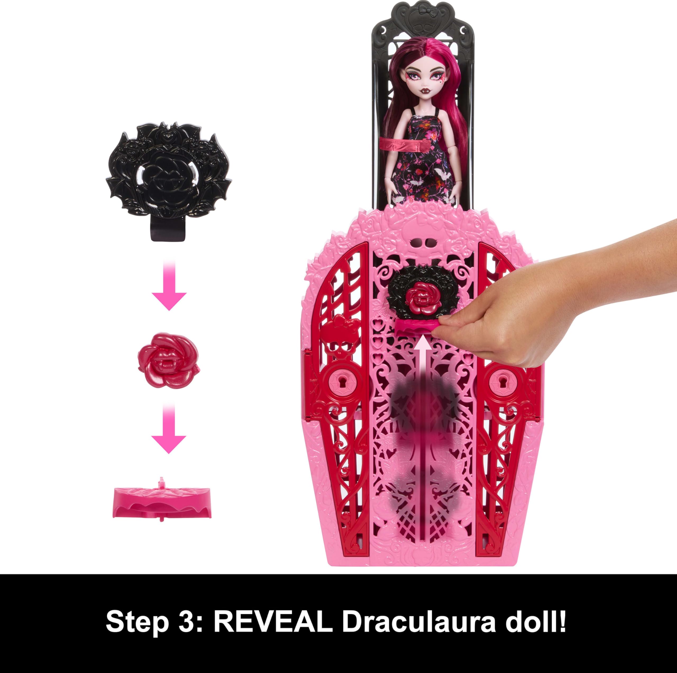 Monster High Skulltimate Secrets Doll and Accessories Set - Garden Mysteries, Draculaura Playset for Ages 4-10 9
