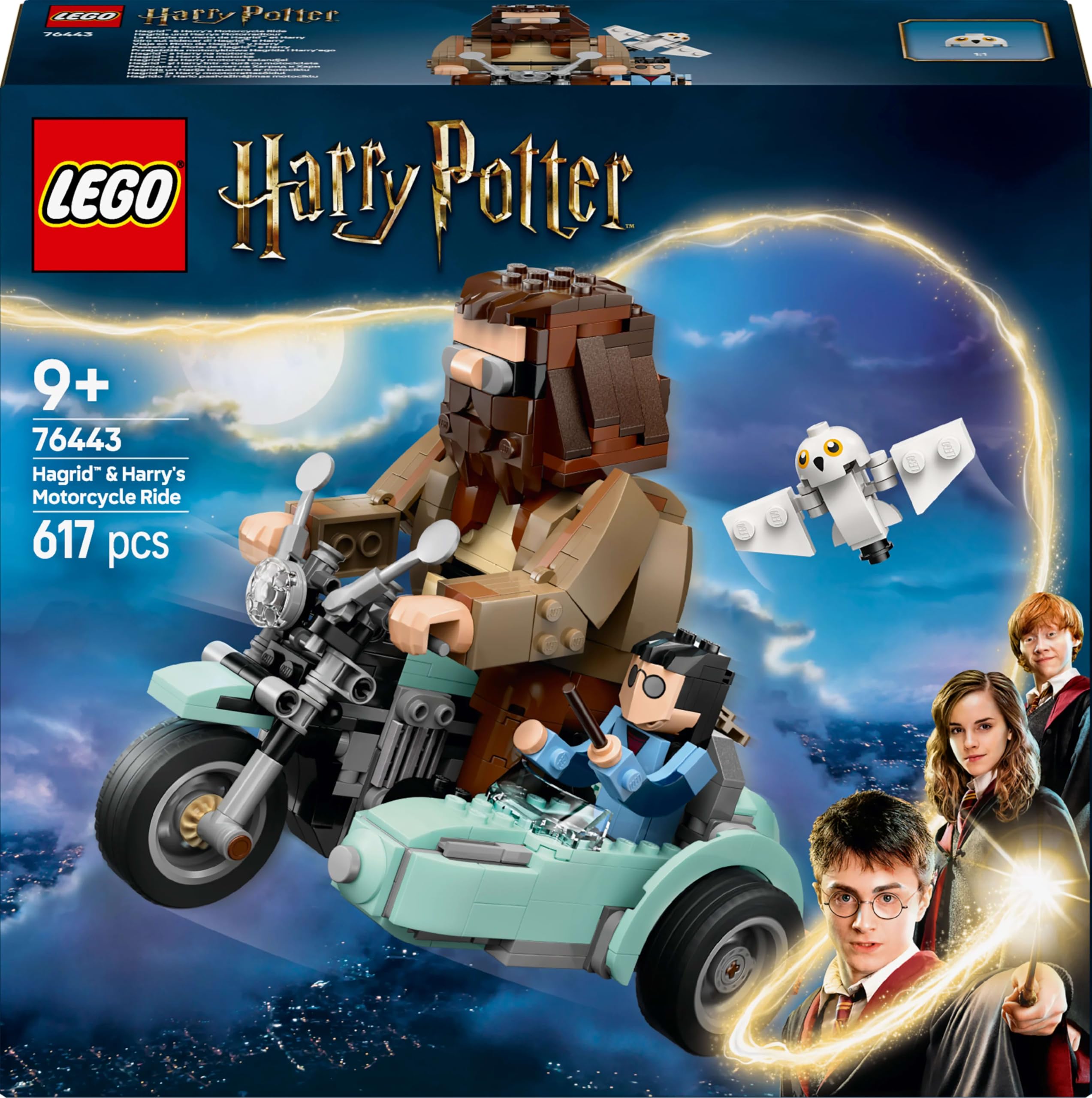 LEGO Harry Potter Hagrid & Harry’s Motorcycle Ride - Buildable Vehicle Playset for Ages 9+ 7