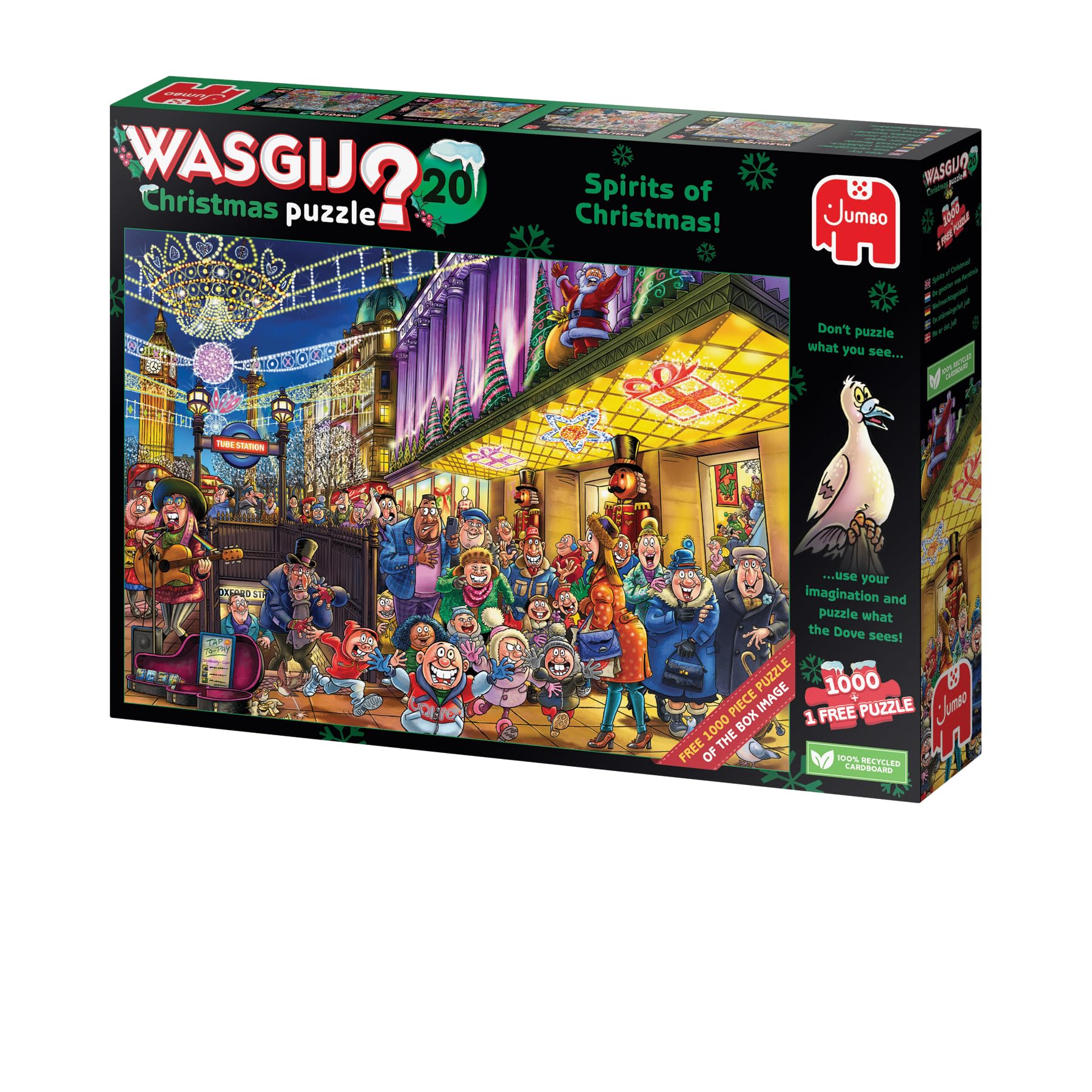 Wasgij Christmas 20 - 2 x 1000 Piece Jigsaw Puzzles for Adults 5