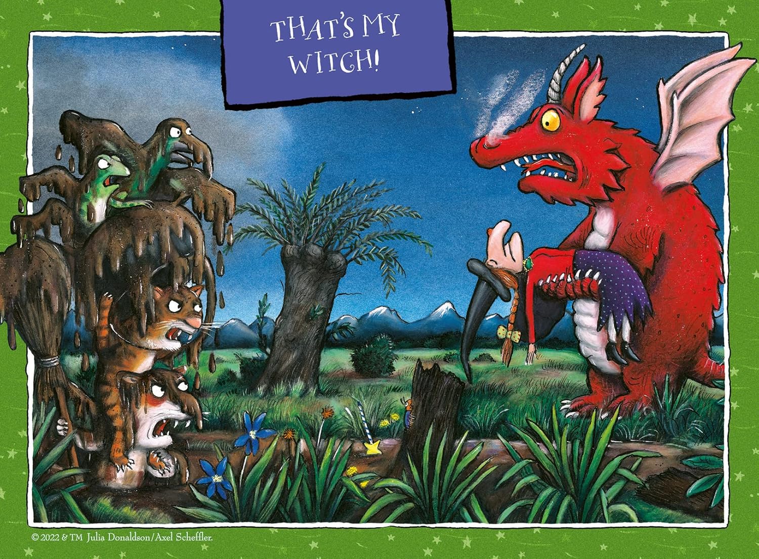 Ravensburger Room on the Broom 4-in-a-Box Jigsaw Puzzles for Kids 3+ 5