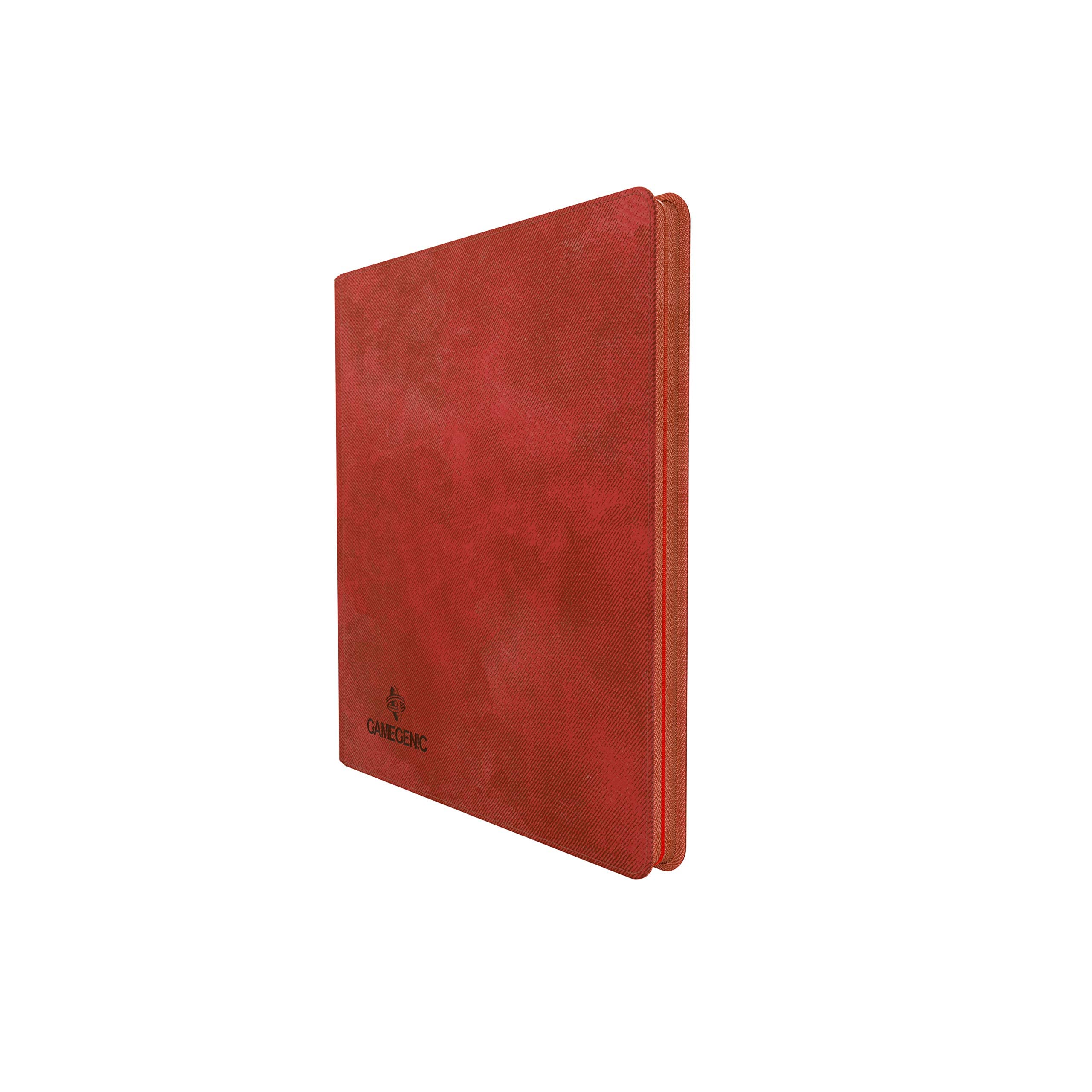 Gamegenic Zip-Up Album - 480 Card Capacity | Side-Loading Pockets | Red