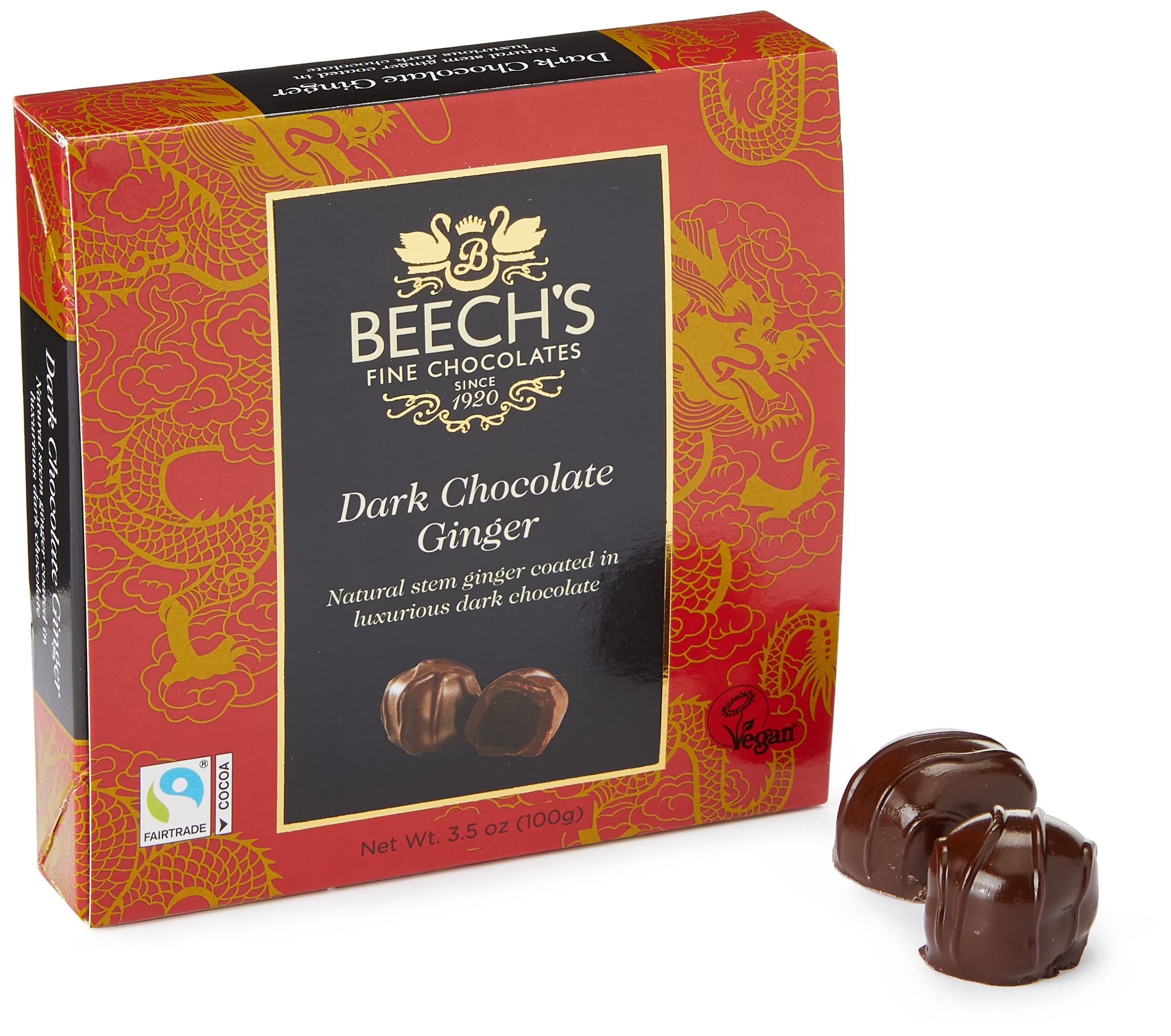 Beech's Dark Chocolate Ginger 100g 6