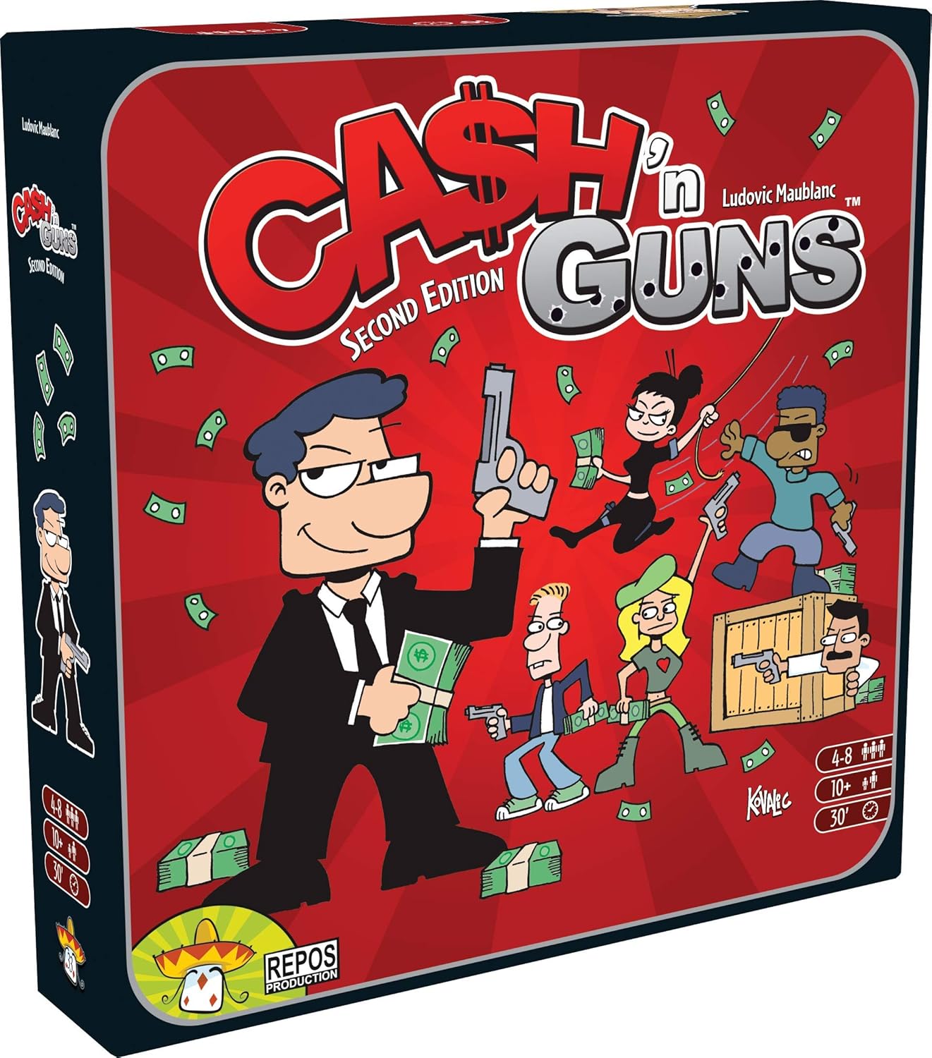 Repos Productions Cash 'n Guns Second Edition Board Game (CG02) 8