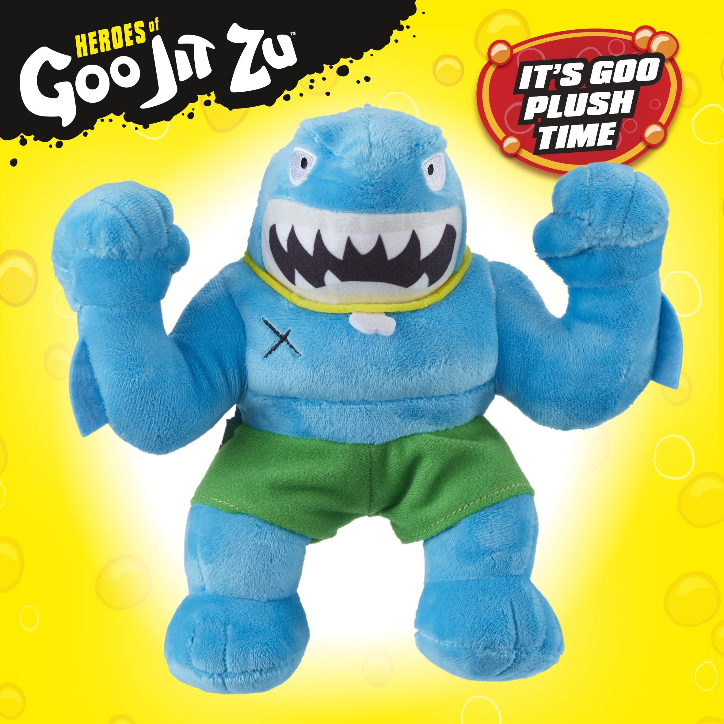 Heroes of Goo Jit Zu Thrash Plush - 8 Inch Soft Stuffed Toy for Toddlers & Kids