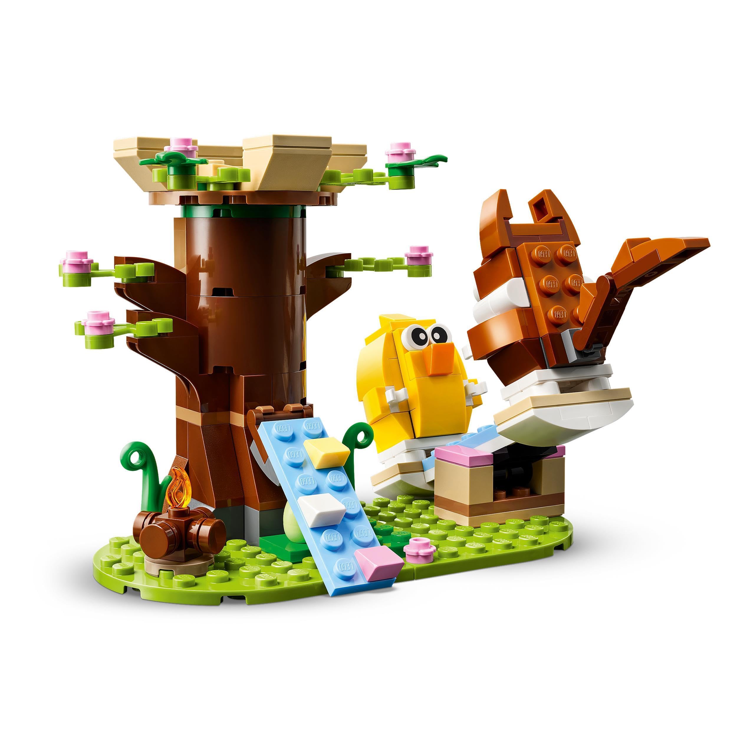 LEGO Spring Animal Playground Building Toy Set - Easter Playset with Bird and Squirrel Figures for Ages 8+ 3
