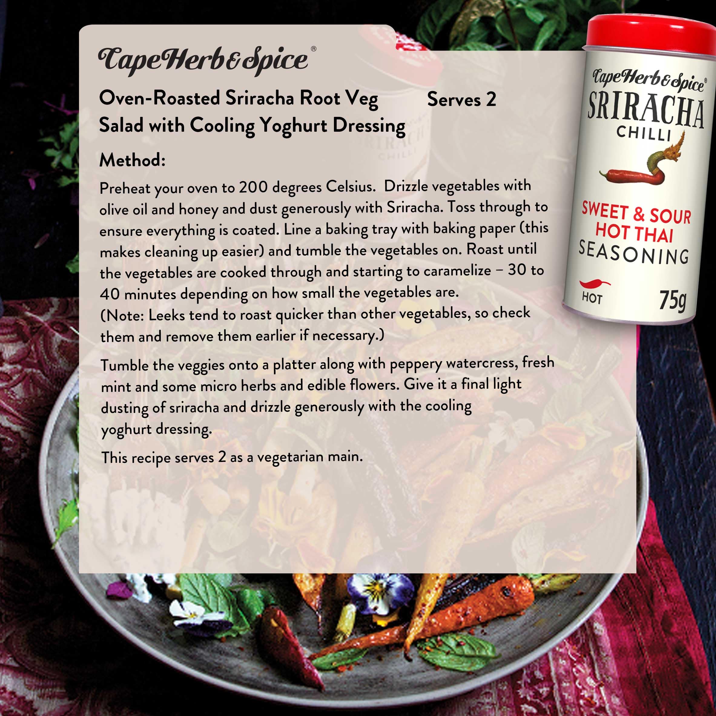 Cape Herb & Spice - Sriracha Chilli Sweet & Sour Hot Thai Seasoning Condiment 5