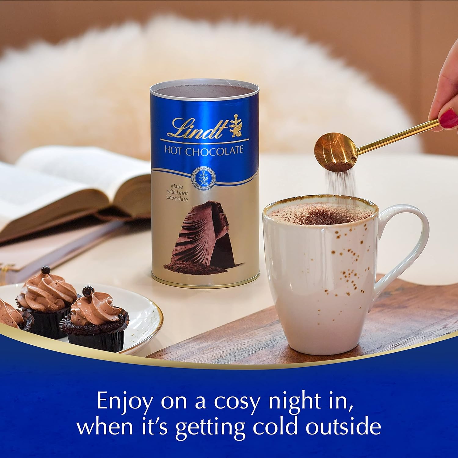Lindt Hot Chocolate 300g - Made with Real Lindt Chocolate, Vegan-Friendly Recipe 3