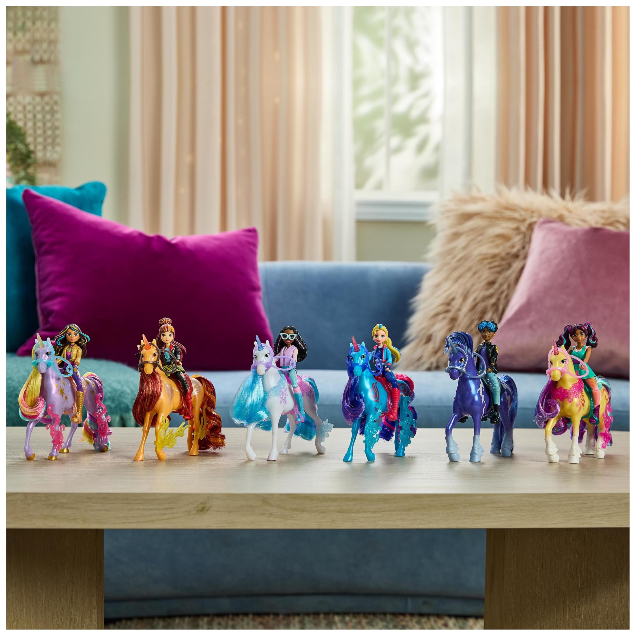 Unicorn Academy Ava & Leaf Plant Magic Playset - Light-Up Unicorn Toy with Poseable Doll for Ages 4+ 3