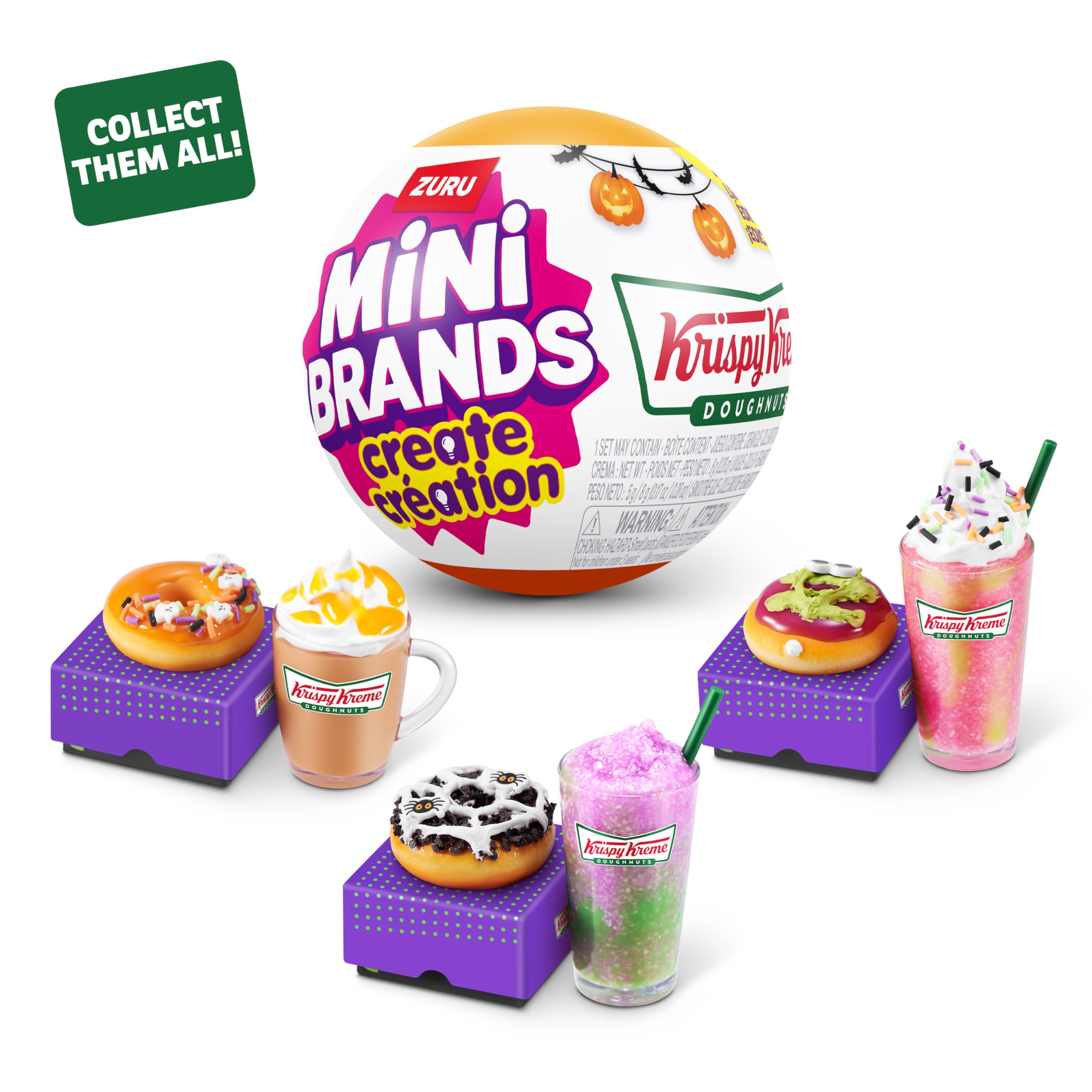Mini Brands Create Krispy Kreme Halloween Series 1 - Mystery Capsule Toy by ZURU 5