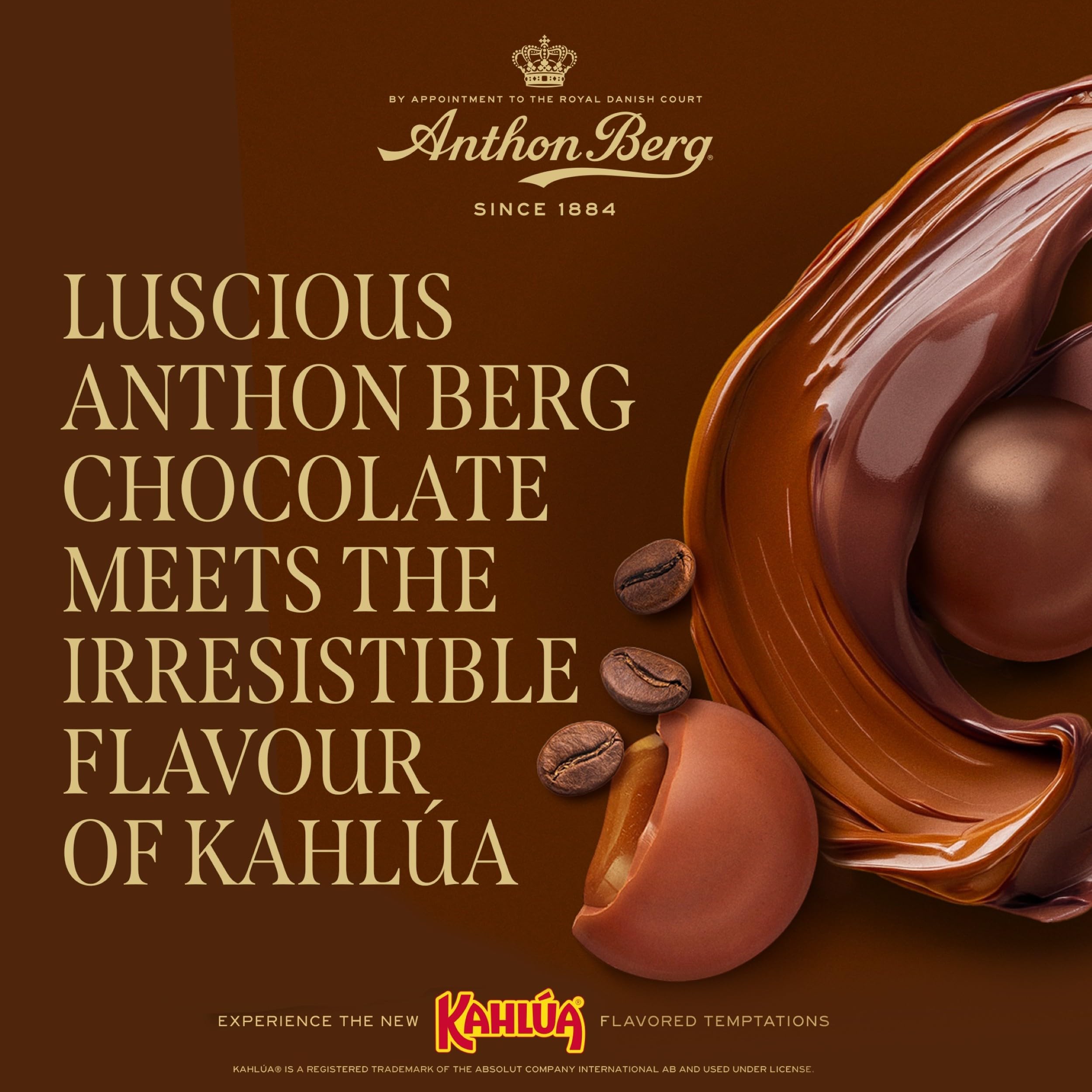 Anthon Berg Kahlua Gift Box - 15 Chocolate & Coffee Liqueur Infused Pralines 12