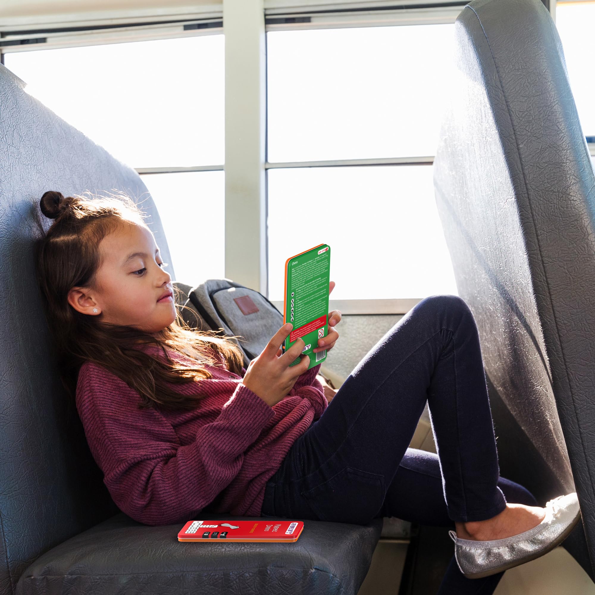 The Purple Cow Chess Magnetic Travel Game in Purple Tin 3