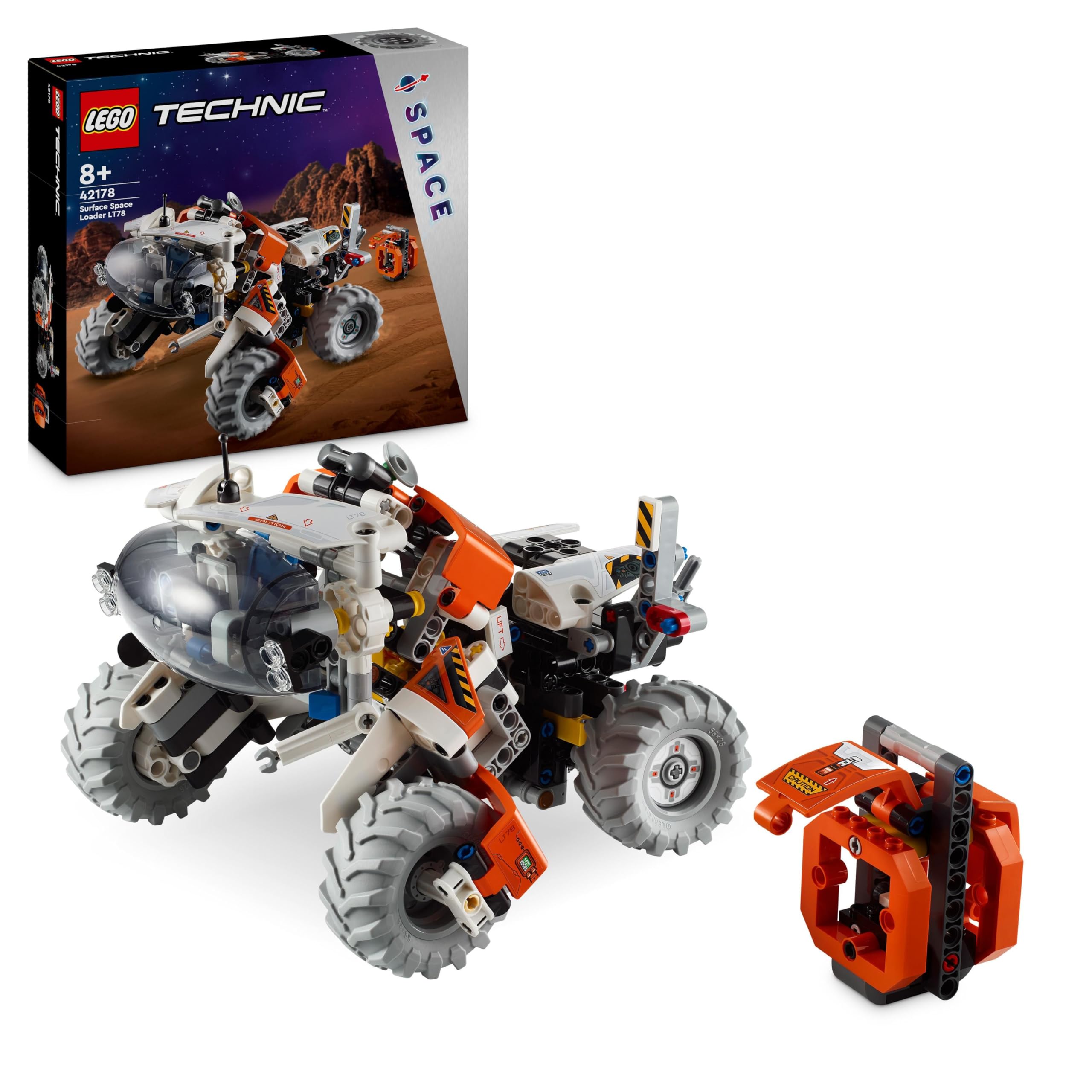 LEGO Technic Surface Space Loader LT78 - Space Vehicle Building Set for Kids 8+