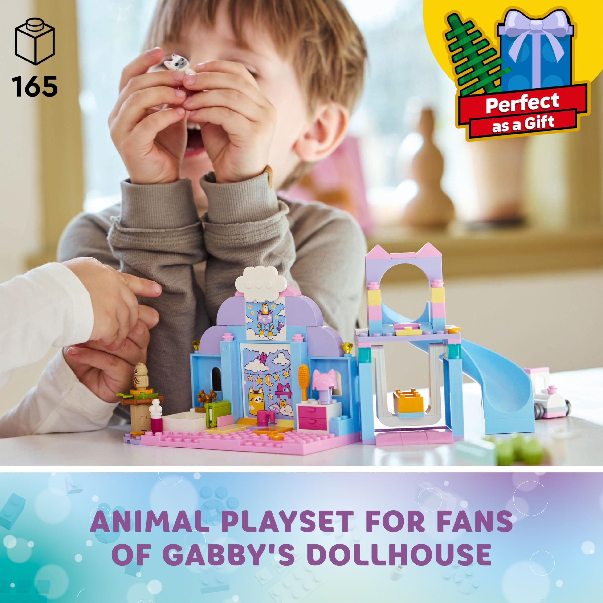 LEGO Gabby’s Dollhouse Gabby’s Kitty Care Ear Slide Playset - Building Toy for Kids 4+ 4