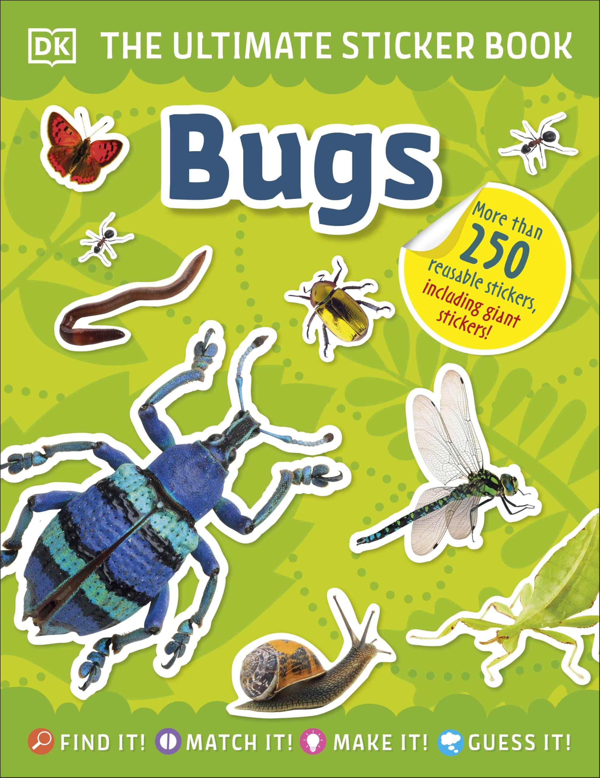 DK Ultimate Sticker Book Bugs - Ages 5-7 | 32 Pages | English