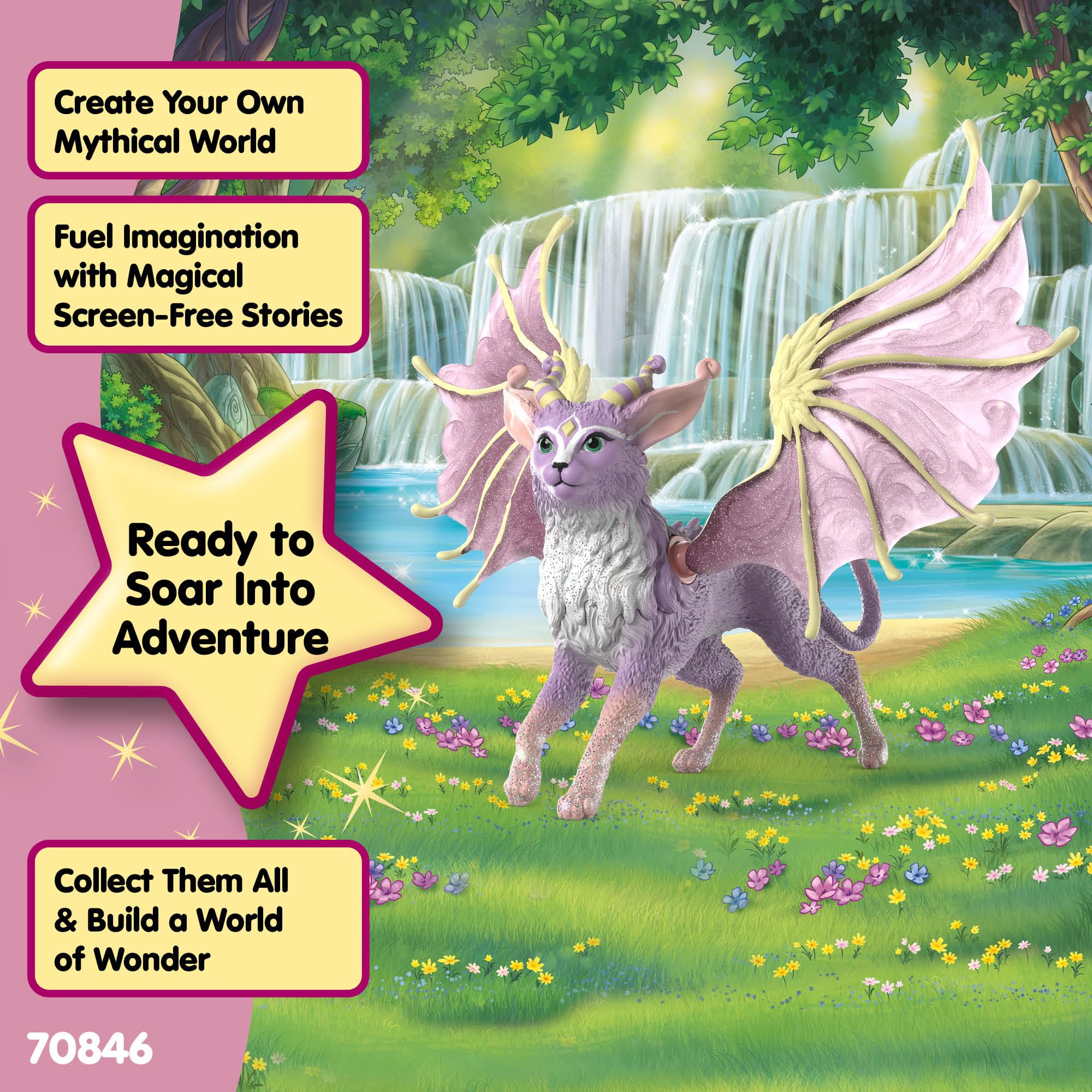 Schleich BAYALA Cat Dragon Toy Figurine - Kids 5+ | 70846 4