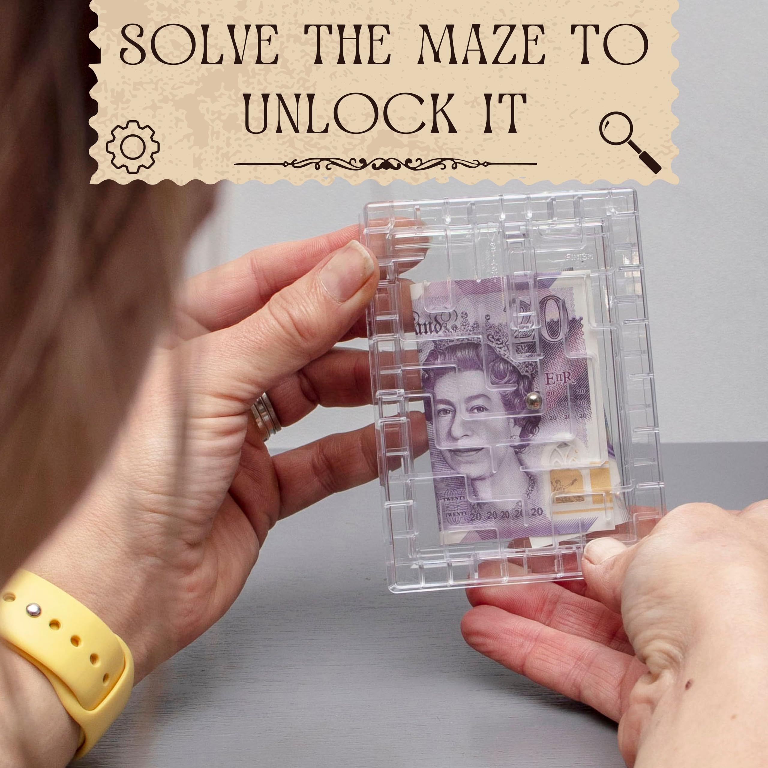 Boxer Gifts Gift Card Escape Maze Money Puzzle Box for Birthdays and Christ 3