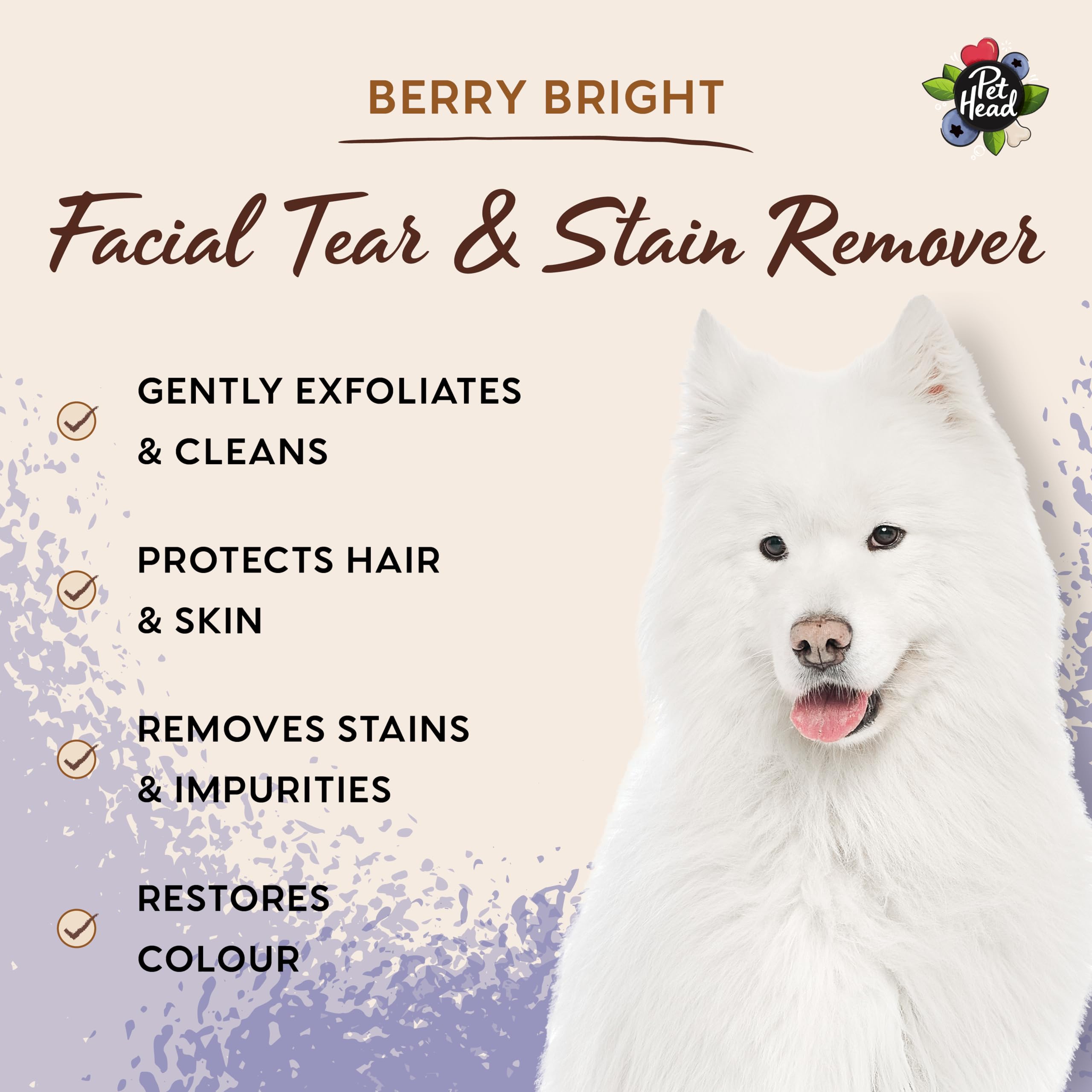 Pet Head Berry Bright Dog Shampoo - Blueberry Scent | 200ml 3